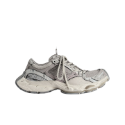 (W) Balenciaga Stapler Sneaker Beige Grey