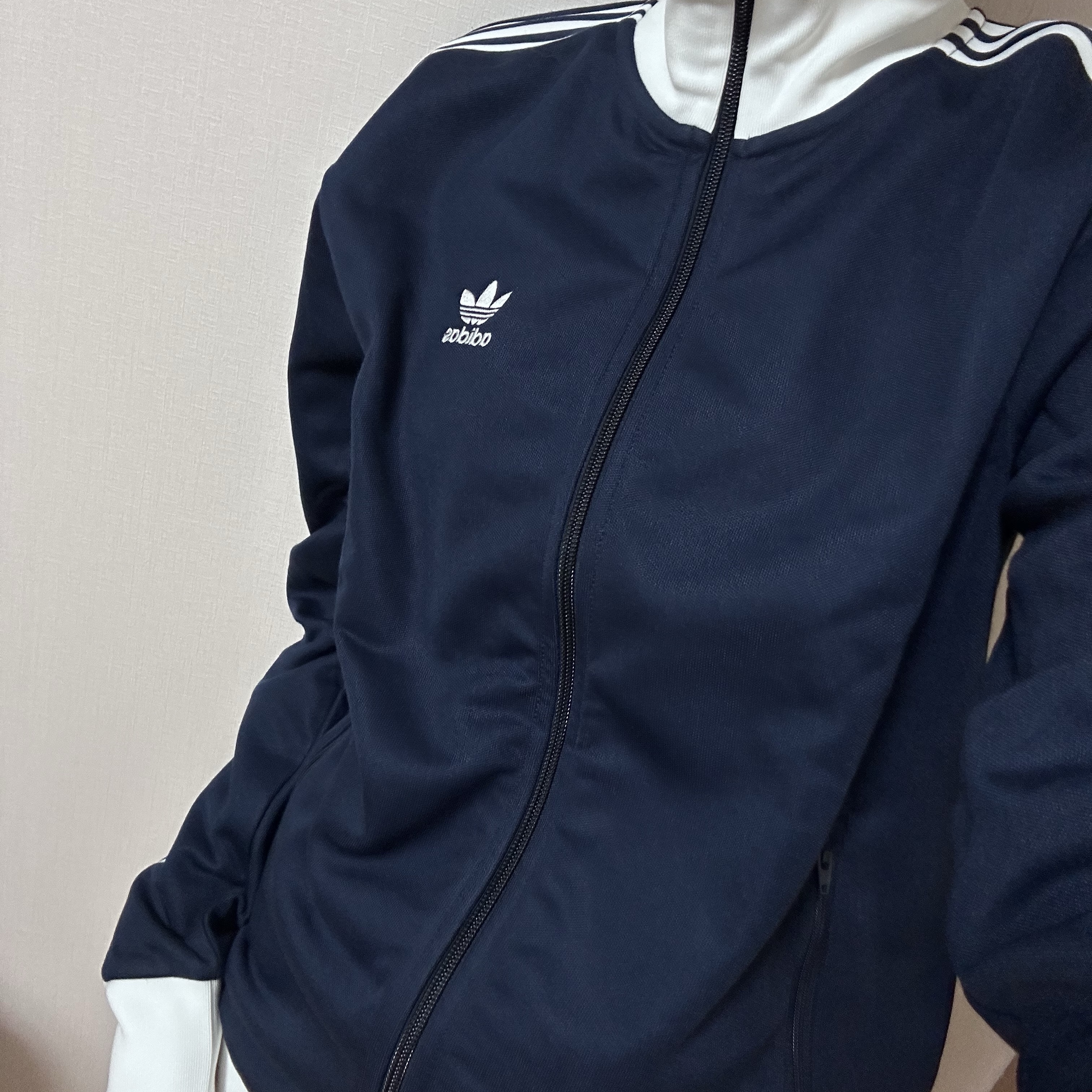 Adidas Adicolor Classic Beckenbauer Track Top Night Indigo - KR Sizing 착용 스타일