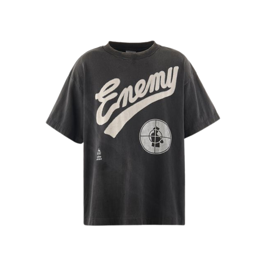 Saint Mxxxxxx x Public Enemy SNT Enemy S/S T-Shirt Black 상세 이미지 1