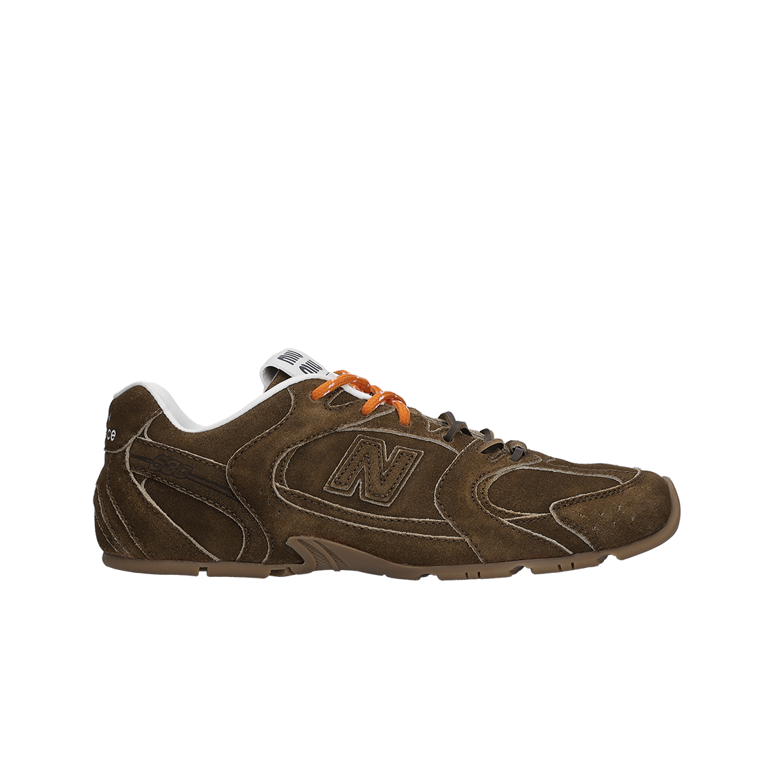 (W) 뉴발란스 x 미우 미우 530 스웨이드 메쉬 스니커즈 시나몬((W) New Balance x Miu Miu 530 Suede Mesh Sneakers Cinnamon)