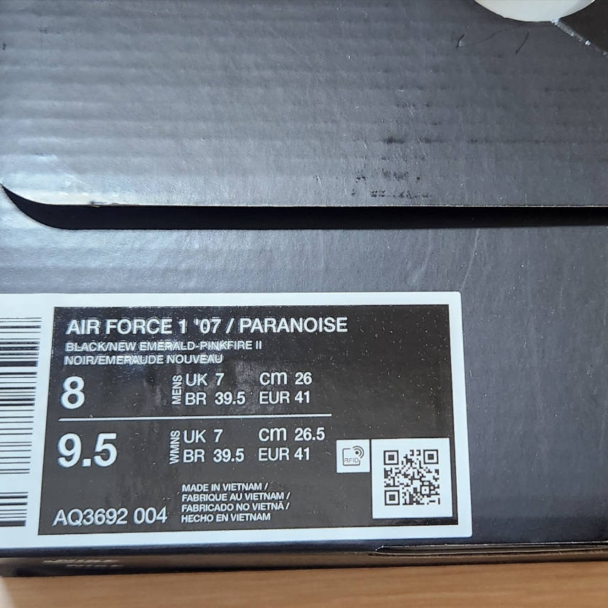 Nike x Peaceminusone Air Force 1 Low Para-Noise 3.0 Black and Multicolor 착용 스타일