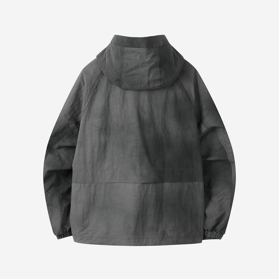 커스텀멜로우 다이드 패브릭 후드 자켓 다크 그레이(Customellow Dyed Fabric Hood Jacket Dark Gray) - 2