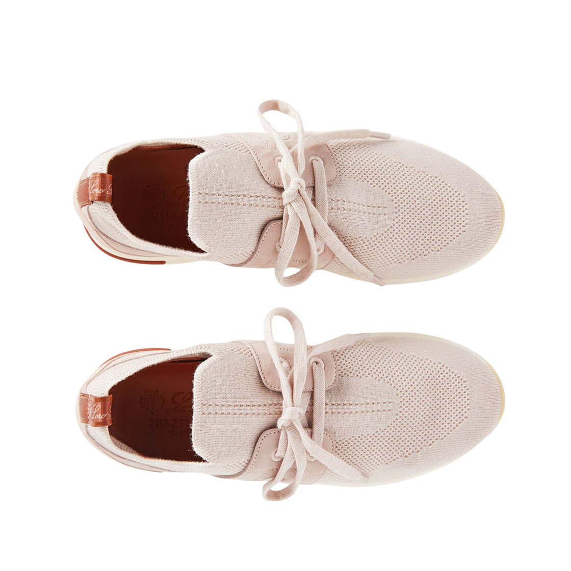 (W) 로로 피아나 360 LP 플렉시 워크 레이디 스니커즈 핑크 누보((W) Loro Piana 360 LP Flexy Walk Lady Sneakers Pink Nouveau) - 2