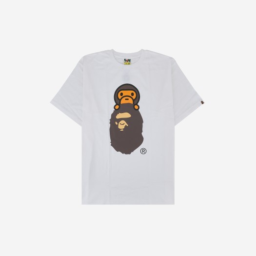 BAPE Milo on Ape Head T-Shirt White