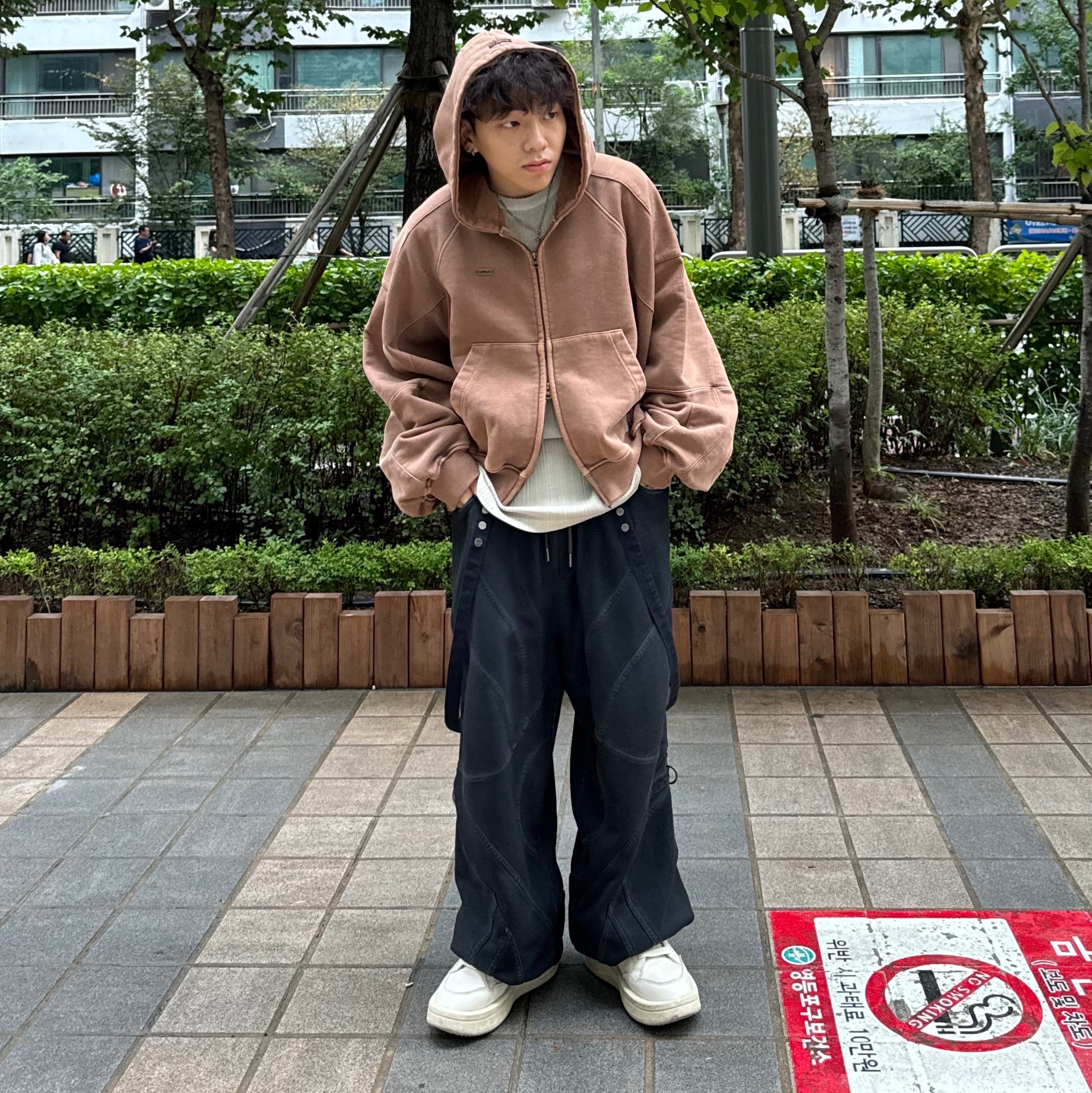 Converse x Drkshdw Turbowpn Egret 착용 스타일 - 1