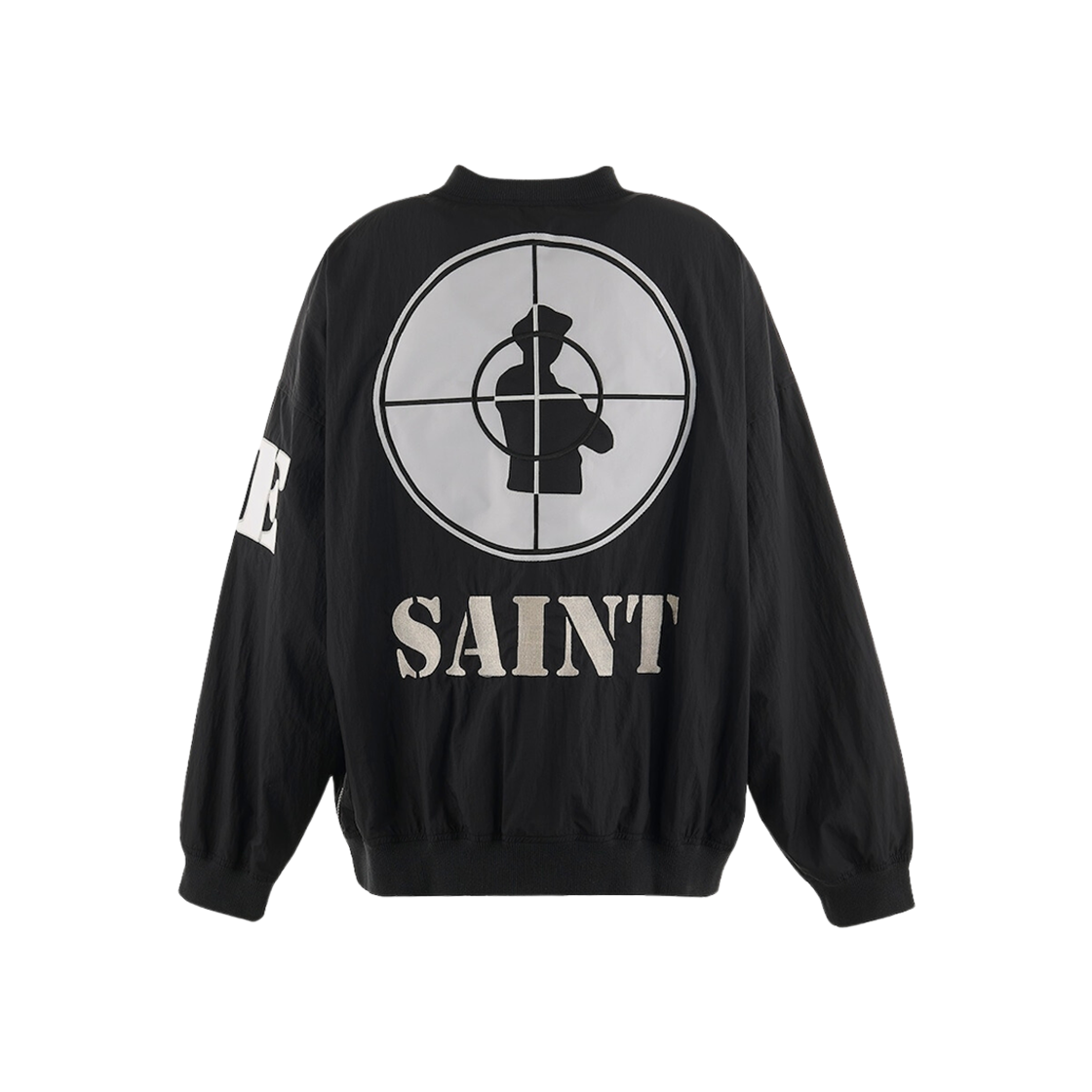 Saint Mxxxxxx x Public Enemy Nylon Pullover Black 상세 이미지 2