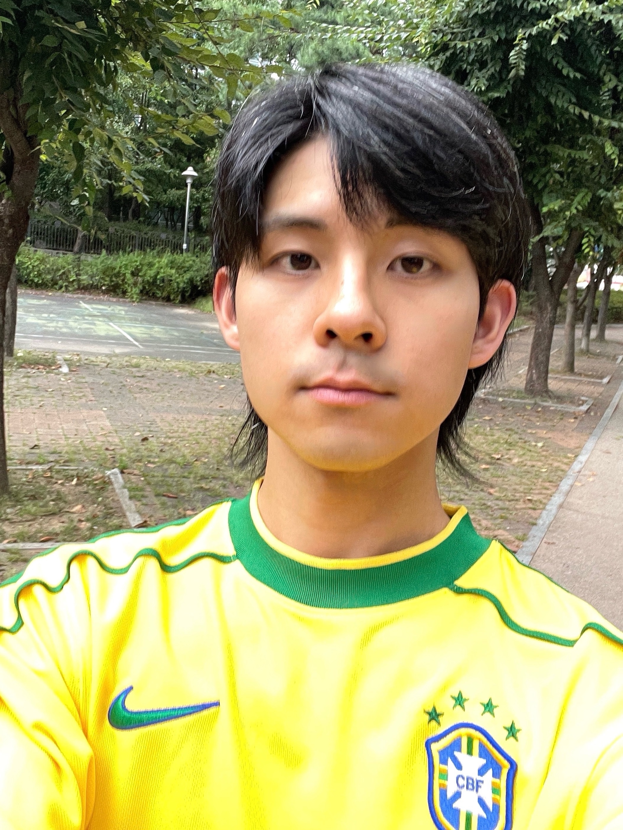 Nike Brazil 1998 Reissue Soccer Replica Jersey Varsity Maize (Non Marking Ver.) 착용 스타일 - 1