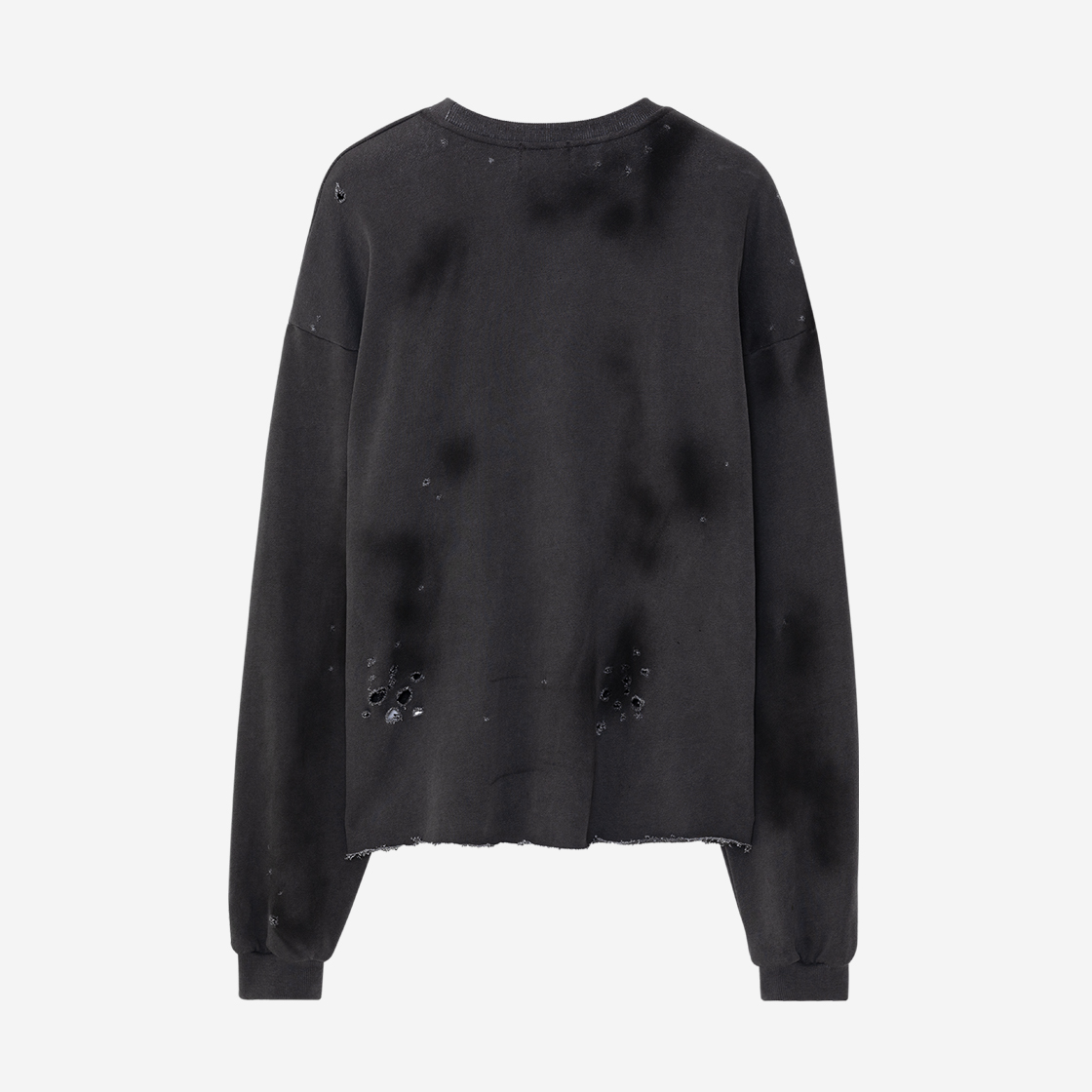 에크라손 피엘싱 락 스웻셔츠 블랙(Ecrzn Piellcing Rock Sweat Shirts Black) - 2