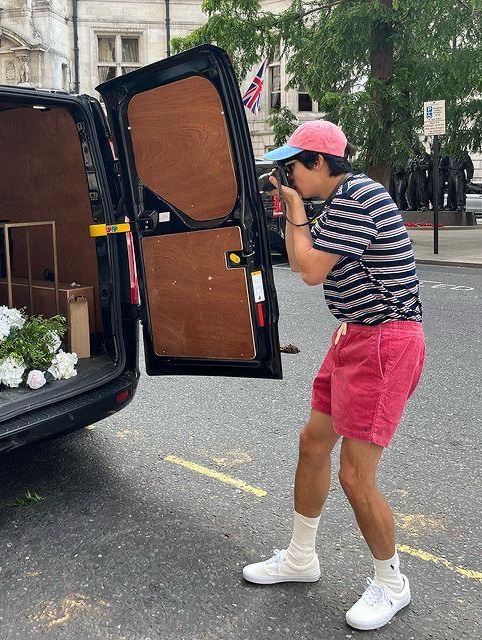 Polo Ralph Lauren Women Chino Twill Short White, [30%적립] Polo Ralph Lauren Women Chino Twill Short Beige Khaki 착용 스타일 - 5