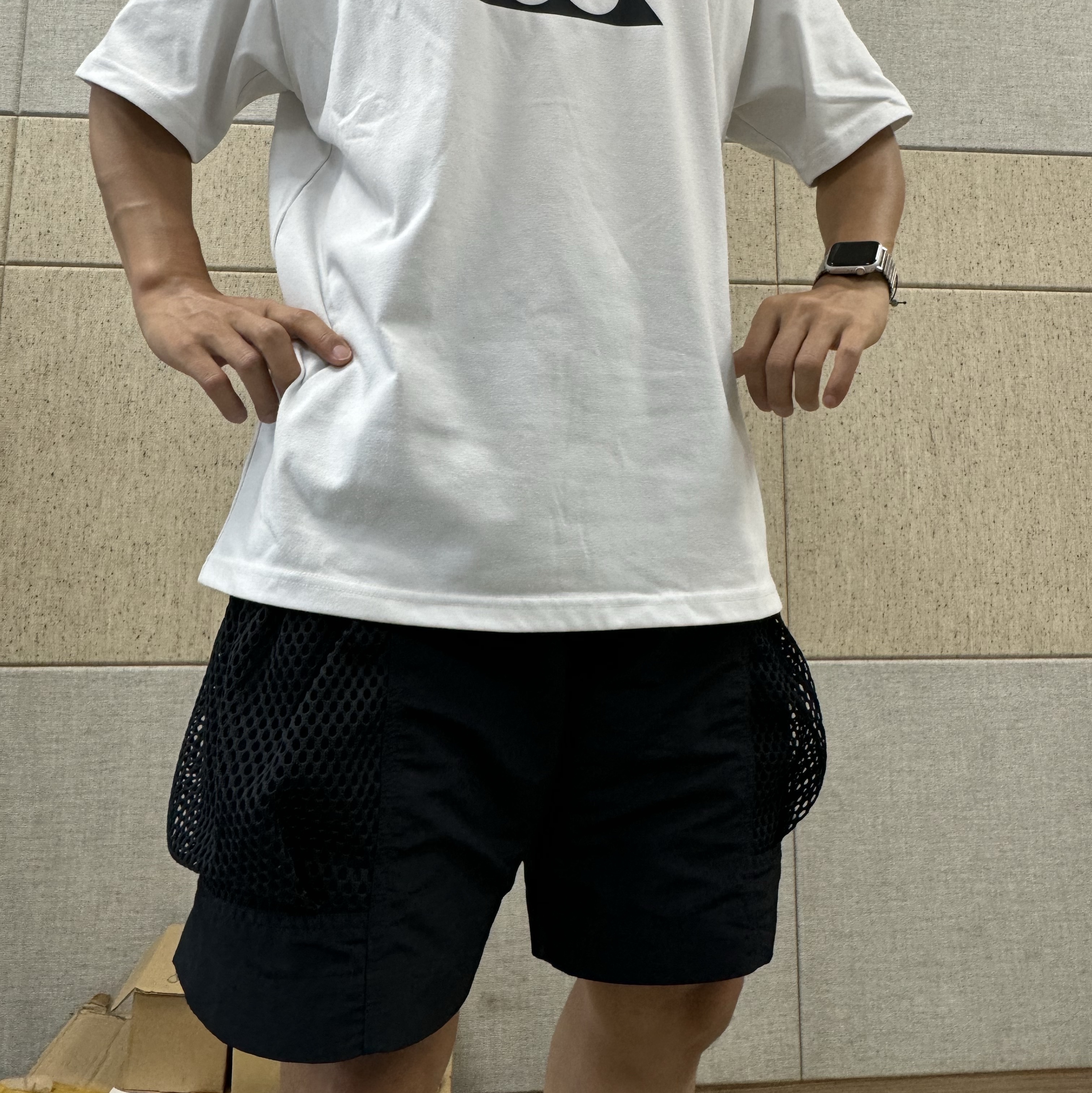 Nike ACG Snowgrass Cargo Shorts Black - Asia 착용 스타일