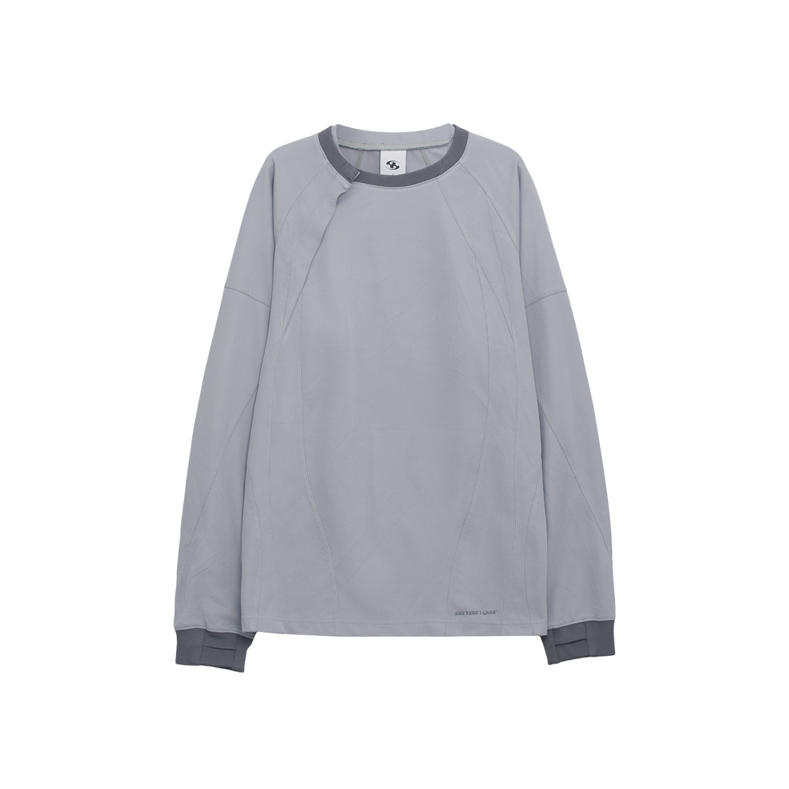 関税/送料込★SAN SAN GEAR★[24FW] PLACKET LONG SLEEVES SAN SAN GEAR] / ☆ 24FW PLACKET LONG SLEEVES / SPRUCE BLUE