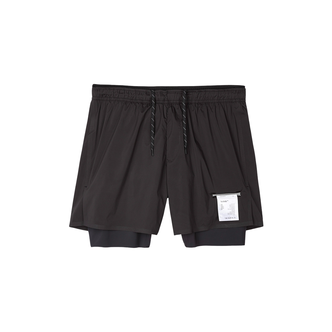 Satisfy Techsilk 8 Inch Shorts Black 상세 이미지 1