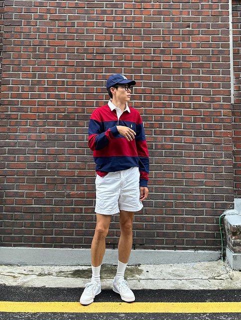 Polo Ralph Lauren Women Chino Twill Short White, [30%적립] Polo Ralph Lauren Women Chino Twill Short Beige Khaki 착용 스타일 - 2