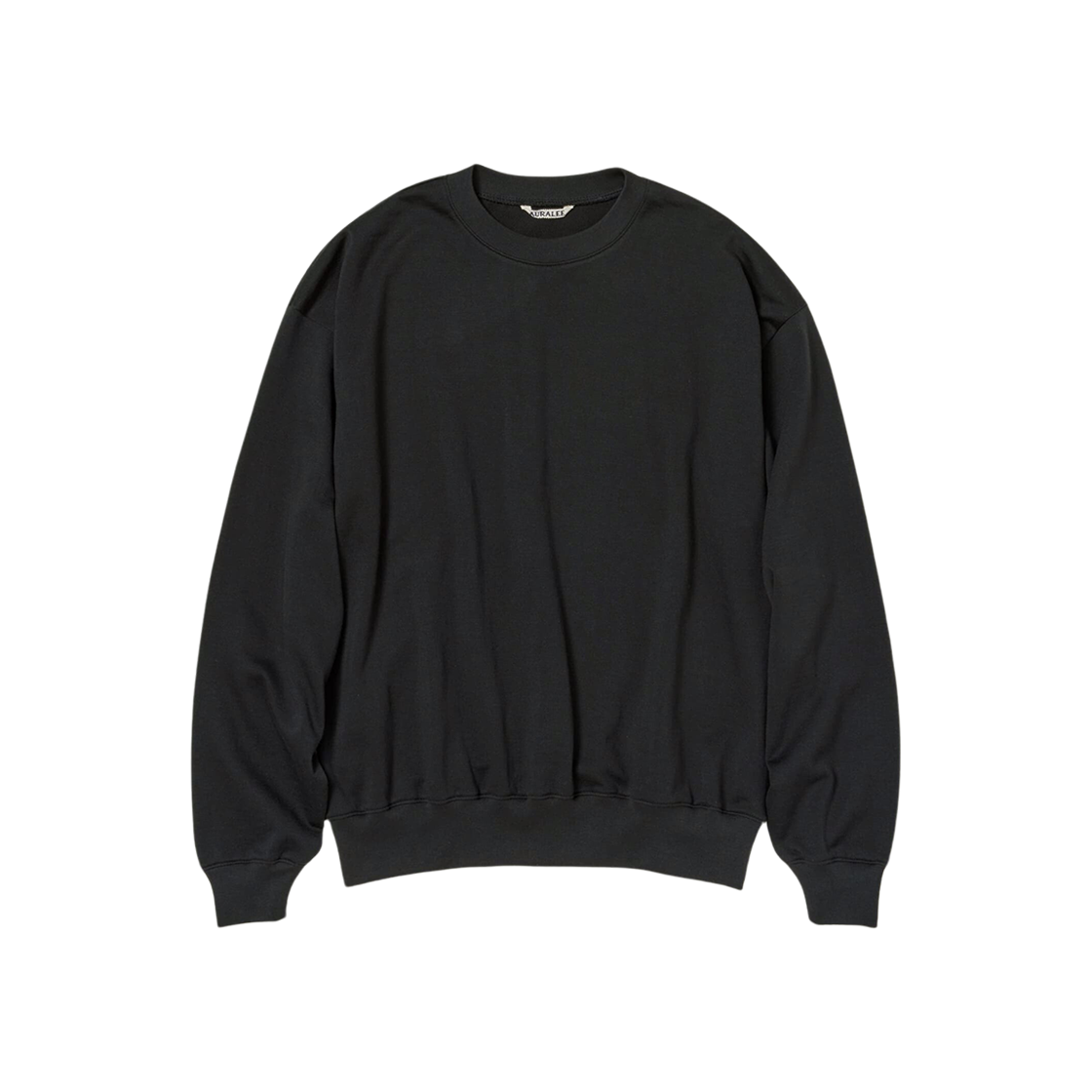 (W) Auralee Super High Gauge Sweat P/O Ink Black 상세 이미지 1