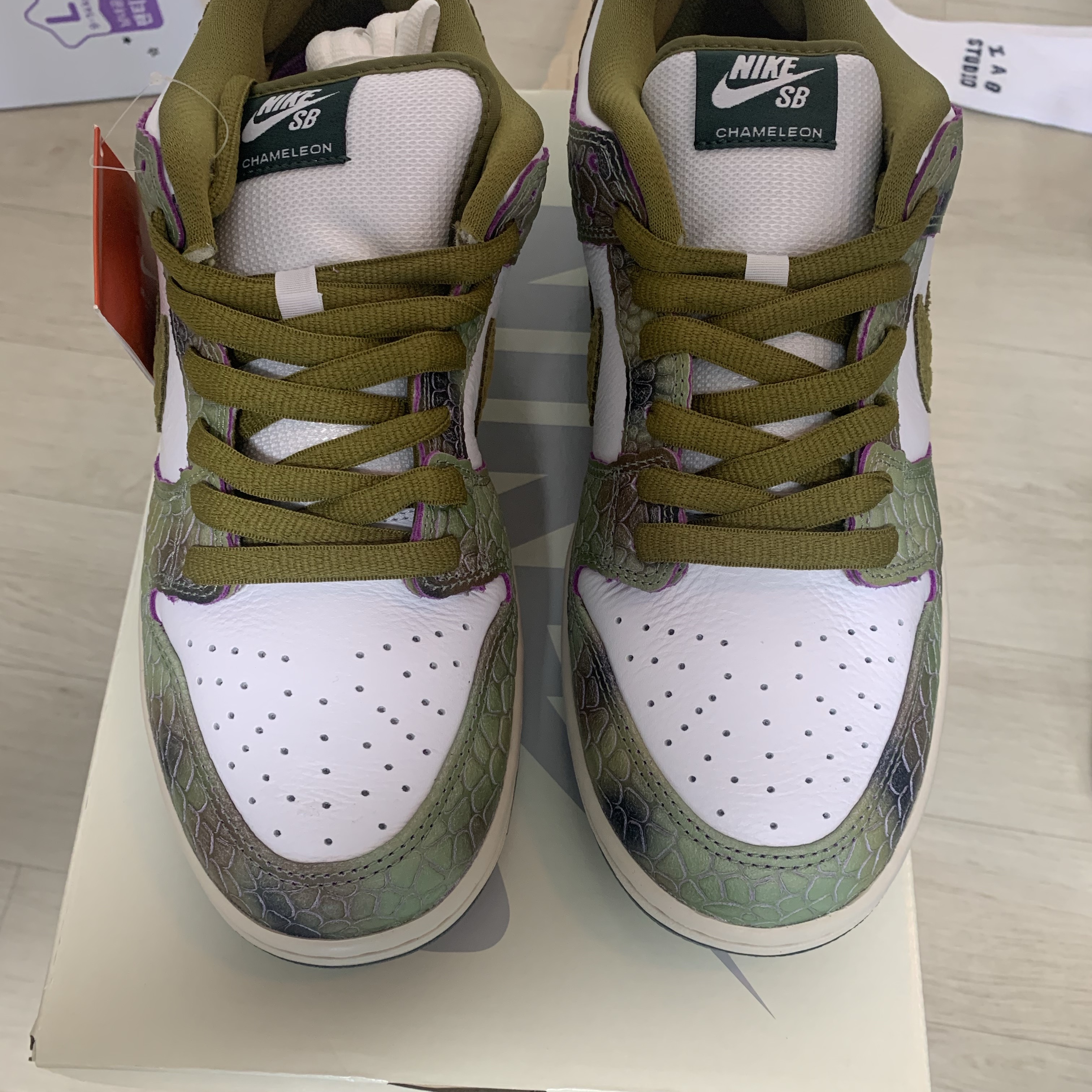 Nike x Alexis Sablone SB Dunk Low Pro White and Pacific Moss 착용 스타일