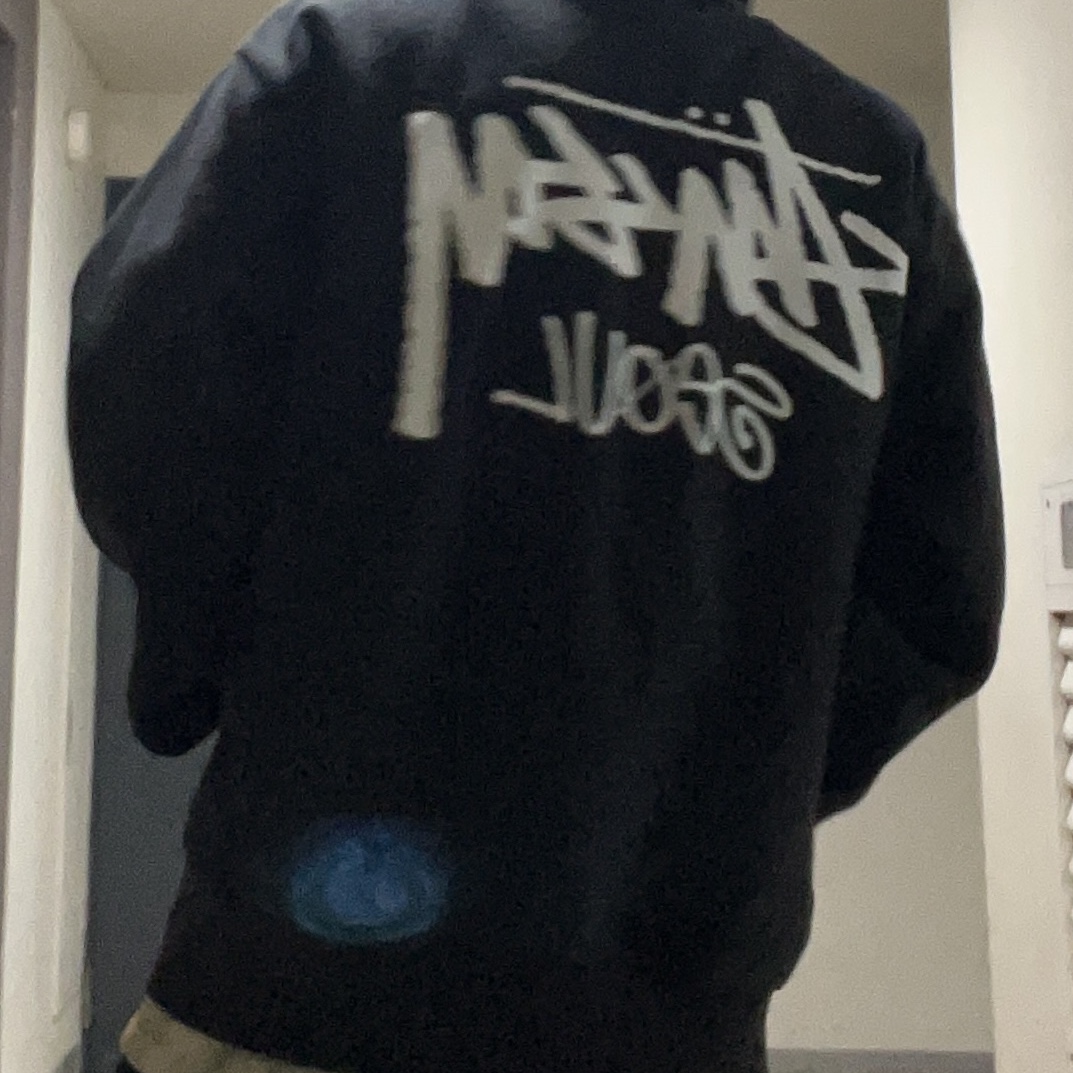 Stussy Stock Seoul Zip Hood Black 착용 스타일