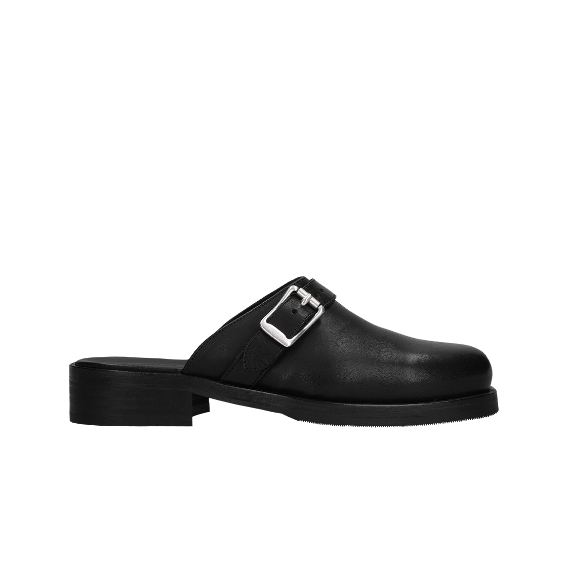 아워레가시 카미온 뮬 블랙 레더(Our Legacy Camion Mule Black Leather)