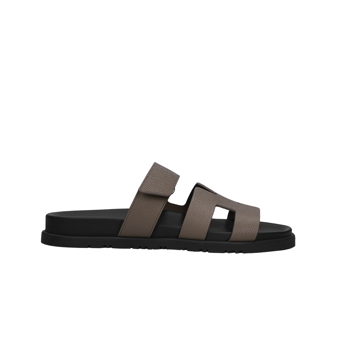 (W) 에르메스 시프레 샌들 앱송 카프스킨 & 에뚜쁘((W) Hermes Chypre Sandal Epsom Calfskin & Etoupe)