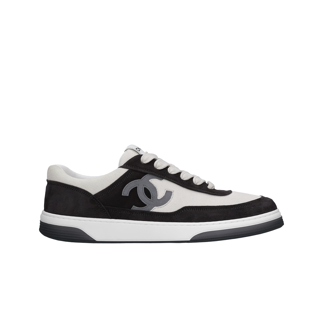 샤넬 스니커즈 스웨이드 키드스킨 & 블랙 화이트(Chanel Sneakers Suede Kidskin & Black White)