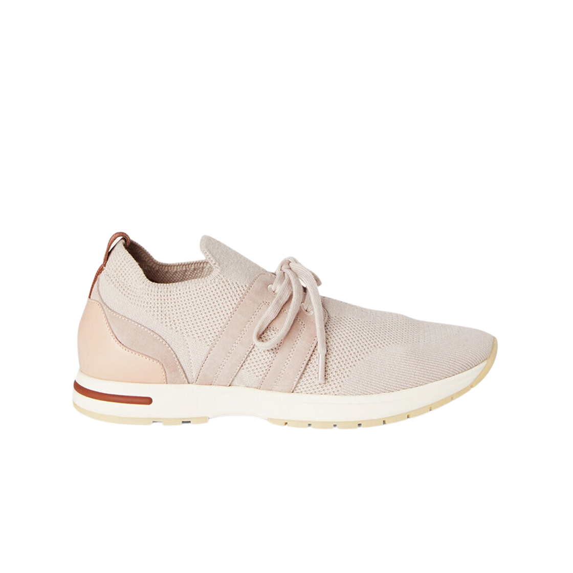 (W) 로로 피아나 360 LP 플렉시 워크 레이디 스니커즈 핑크 누보((W) Loro Piana 360 LP Flexy Walk Lady Sneakers Pink Nouveau) - 1