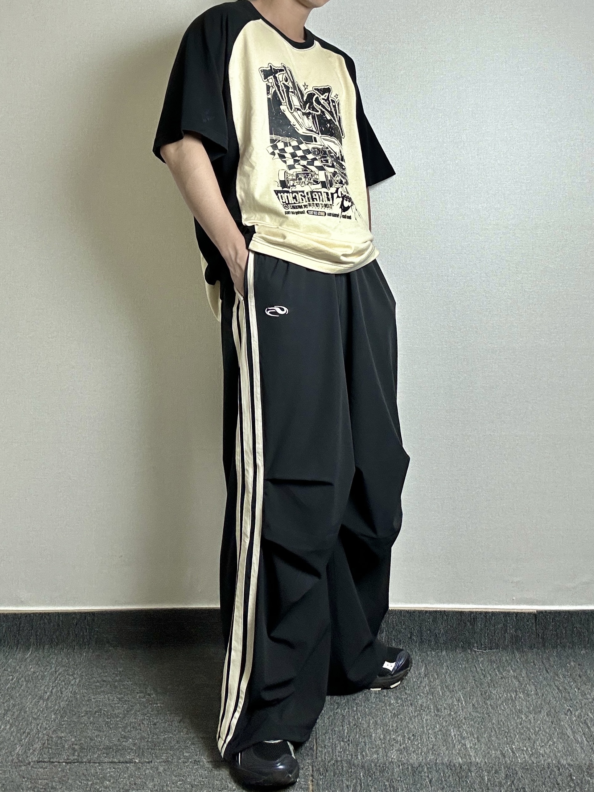 Asics x Atmos x Undermycar Gel-Kayano 14 Black Pure Silver 착용 스타일 - 4