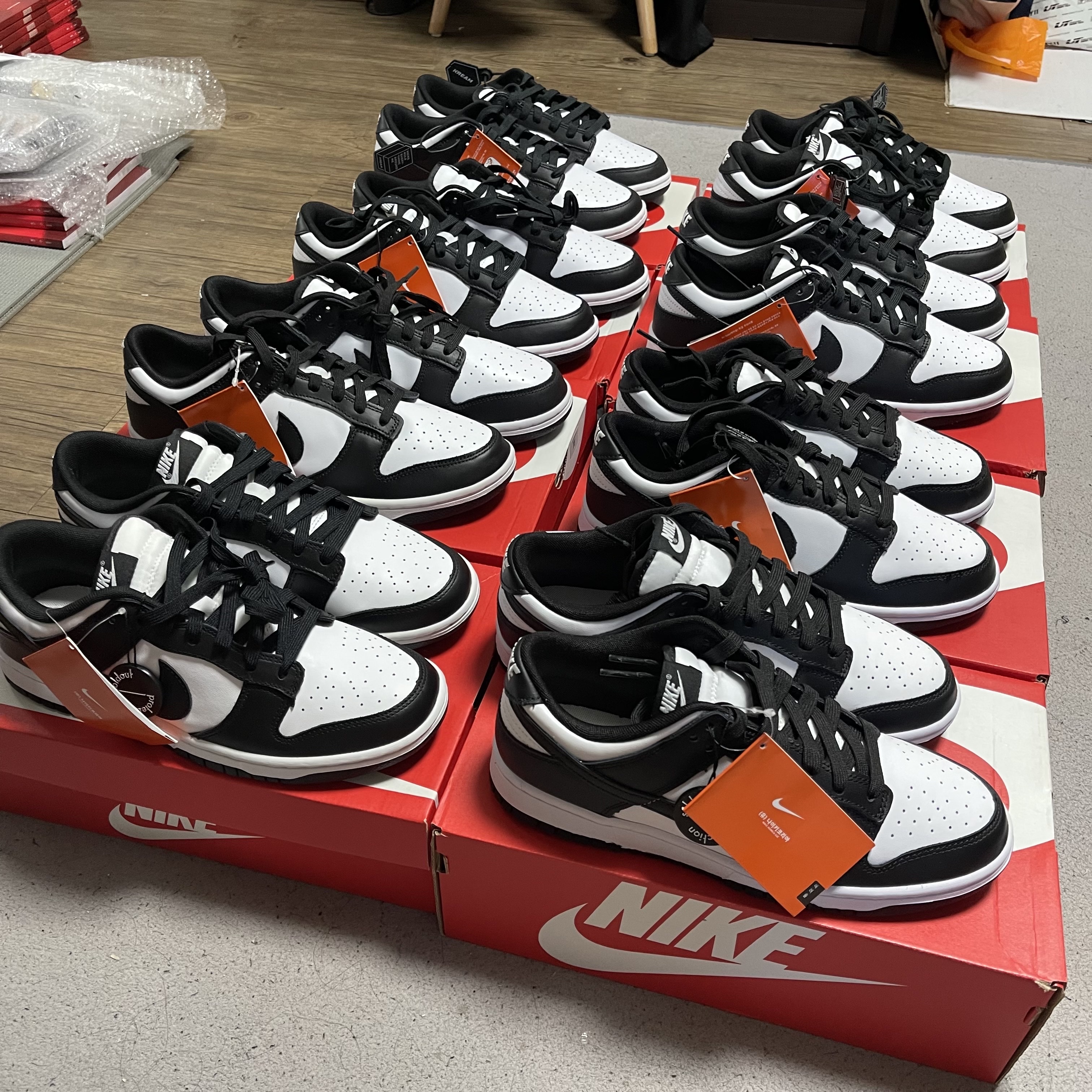Nike Dunk Low Retro Black 착용 스타일 - 3