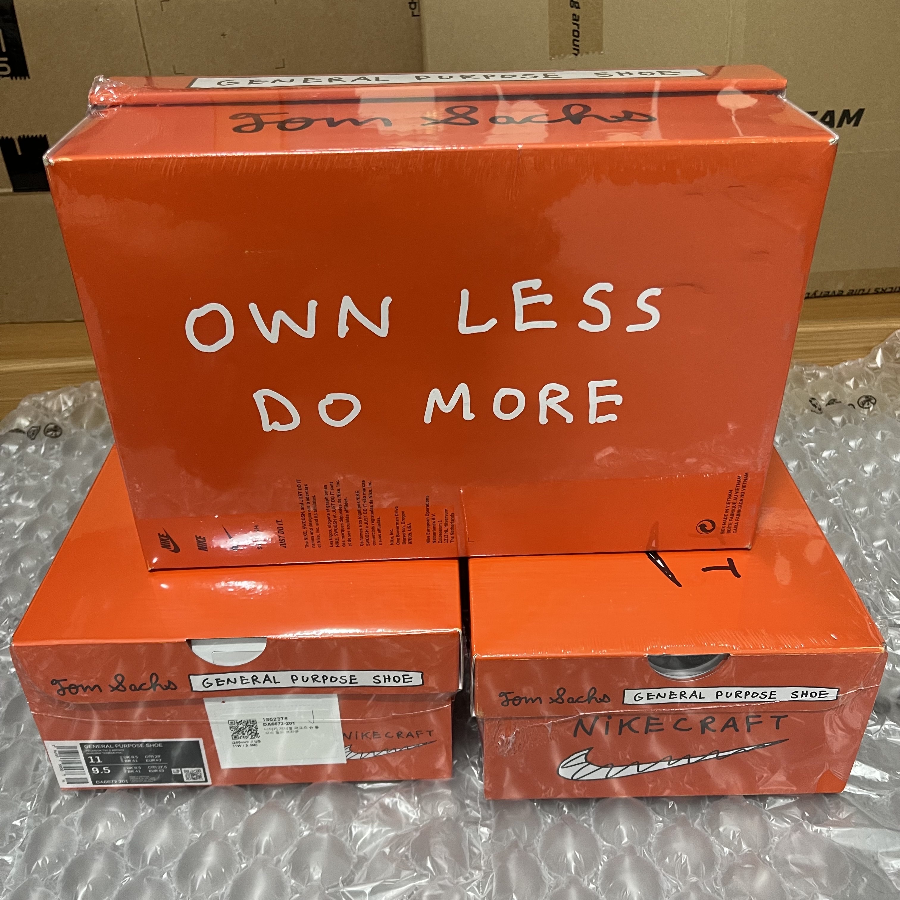 Nike x Tom Sachs General Purpose Shoe Brown 착용 스타일 - 4