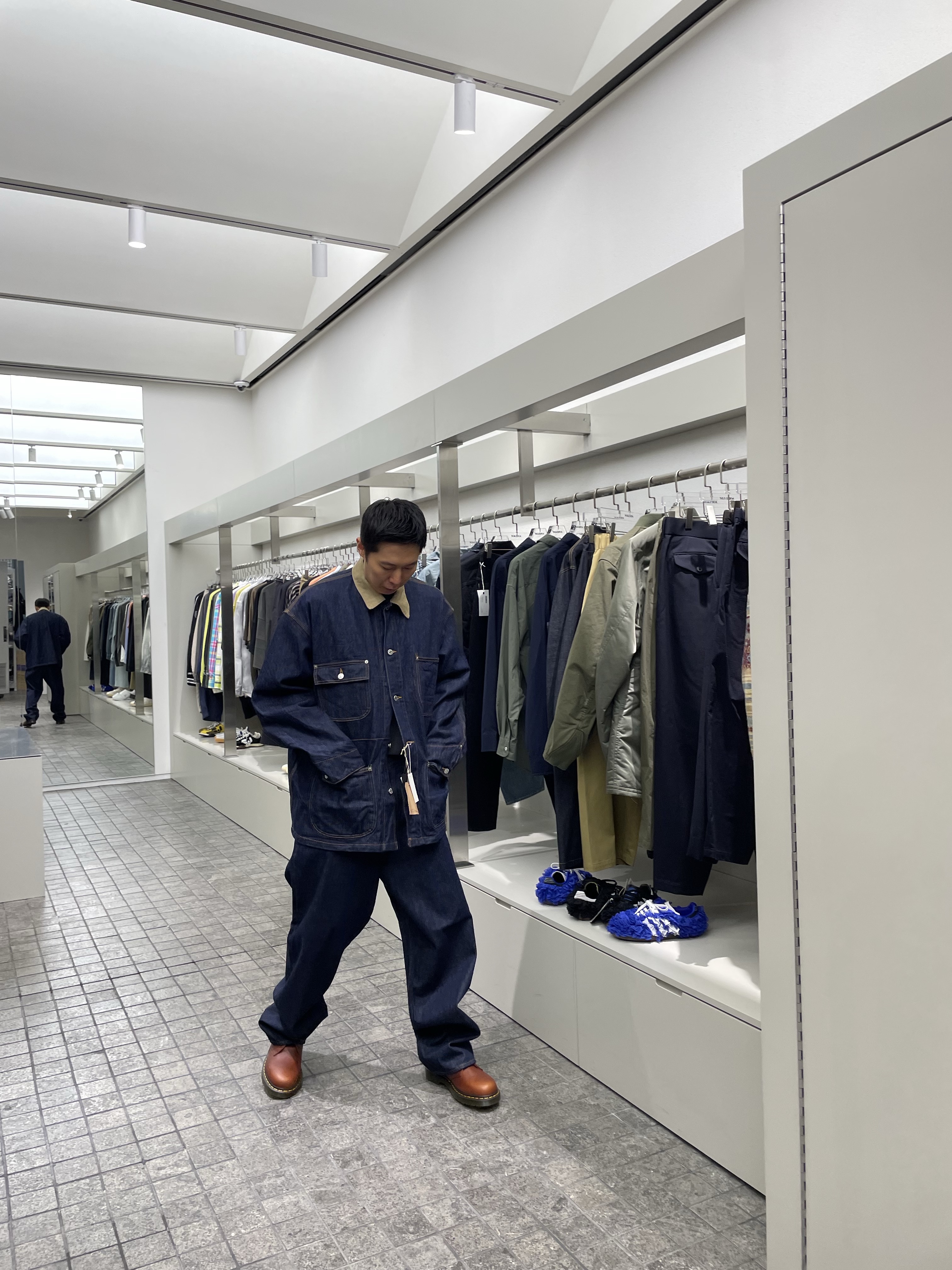 Orslow Relax Fit Coverall One Wash - 24FW, Orslow Super Dad's Denim Pants One Wash - 24FW 착용 스타일 - 2