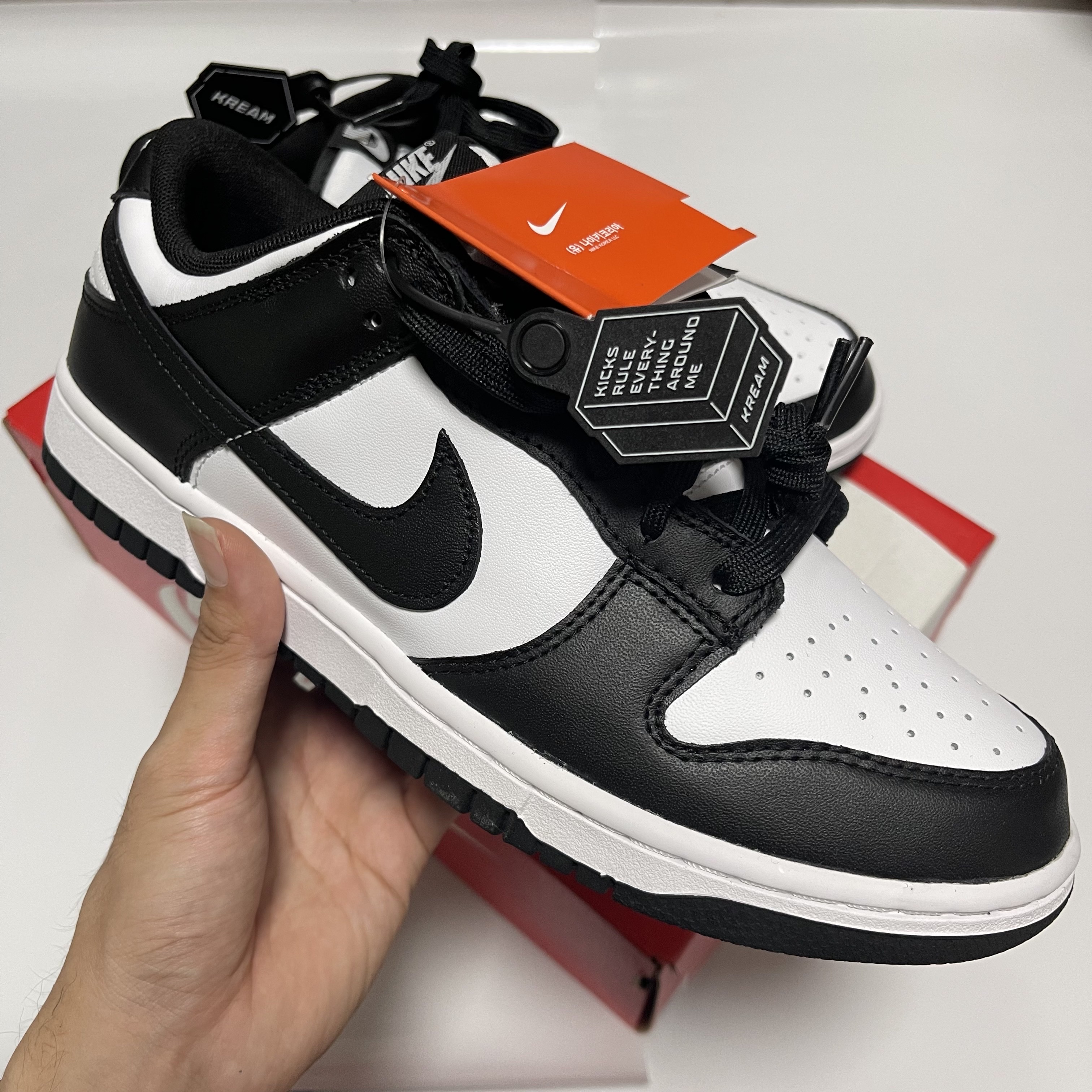 Nike Dunk Low Retro Black 착용 스타일 - 2