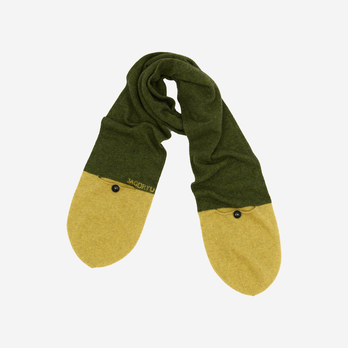 자고류 홀가먼트 스카프 그린(Jagoryu Wholegarment Scarf Green)