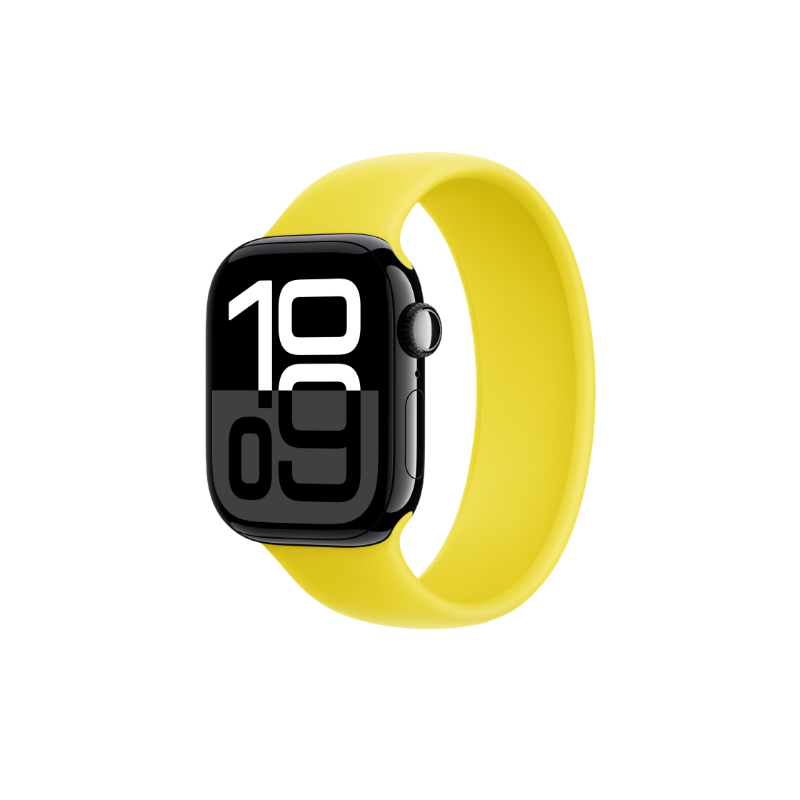 Apple Watch Series 10 42mm Cellular Jet Black Aluminium Case with Solo Loop Star Fruit (Korean Ver.) 상세 이미지 1