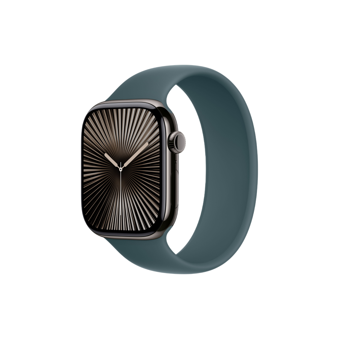 Apple Watch Series 10 46mm Slate Titanium Case with Solo Loop Lake Green (Korean Ver.) 상세 이미지 1