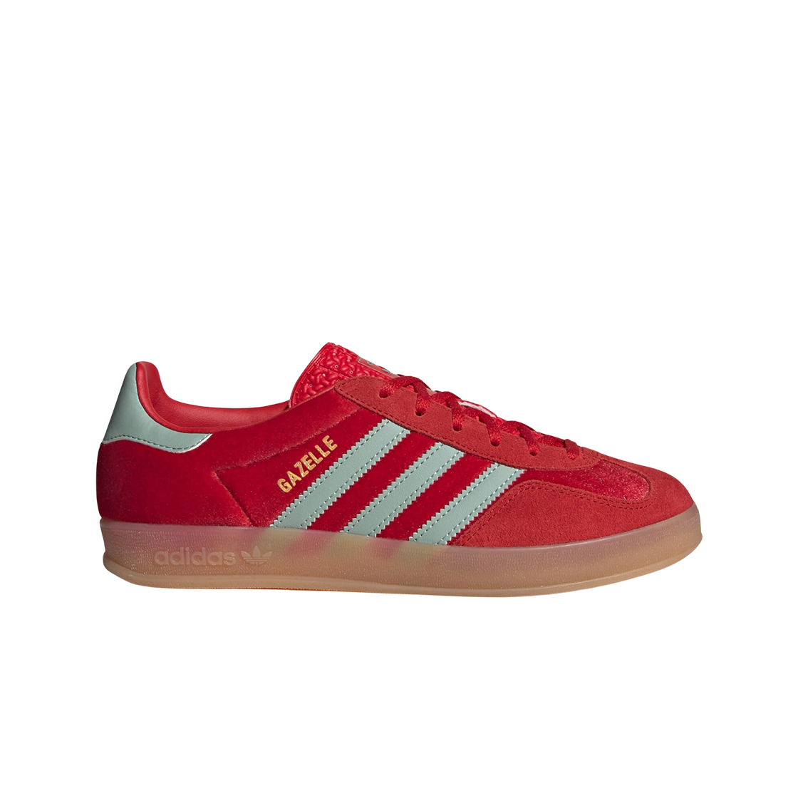 (W) 아디다스 가젤 인도어 베러 스칼렛 헤이지 그린((W) Adidas Gazelle Indoor Better Scarlet Hazy Green)