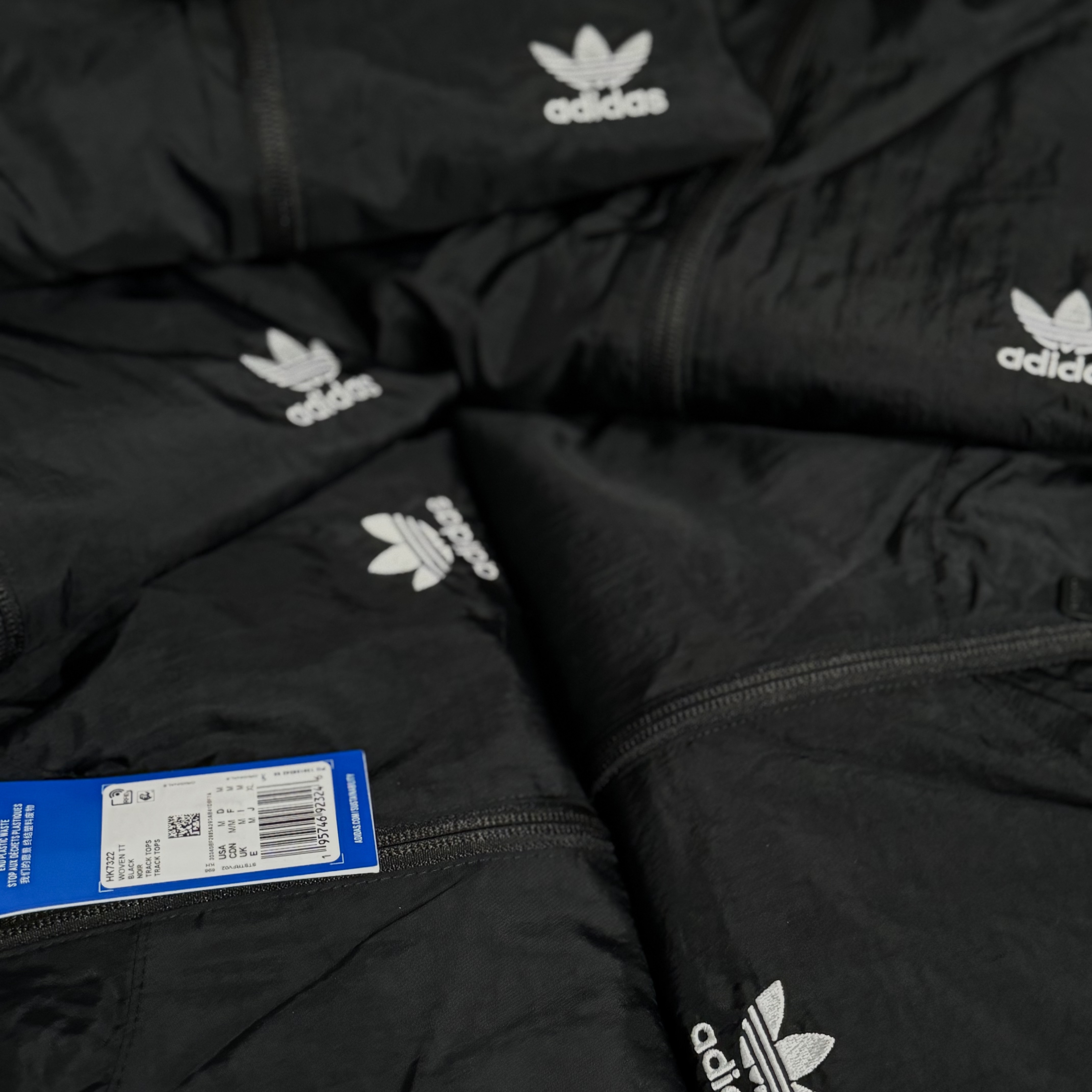Adidas Rekive Track Jacket Black - US Sizing 착용 스타일