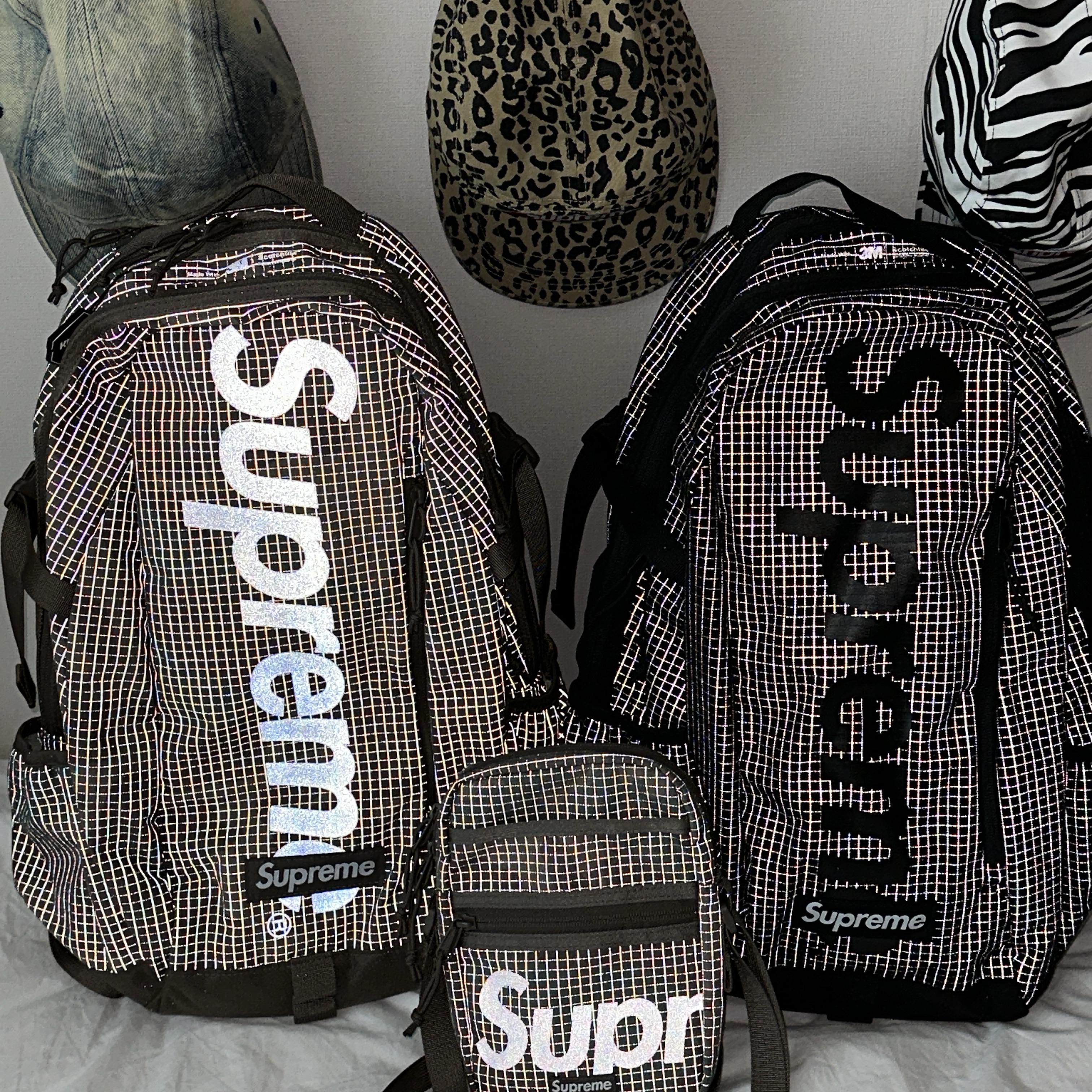 Supreme Washed Chino Twill Camp Cap Dirty Indigo - 24SS, Supreme Washed Chino Twill Camp Cap Leopard - 23FW 착용 스타일 - 2