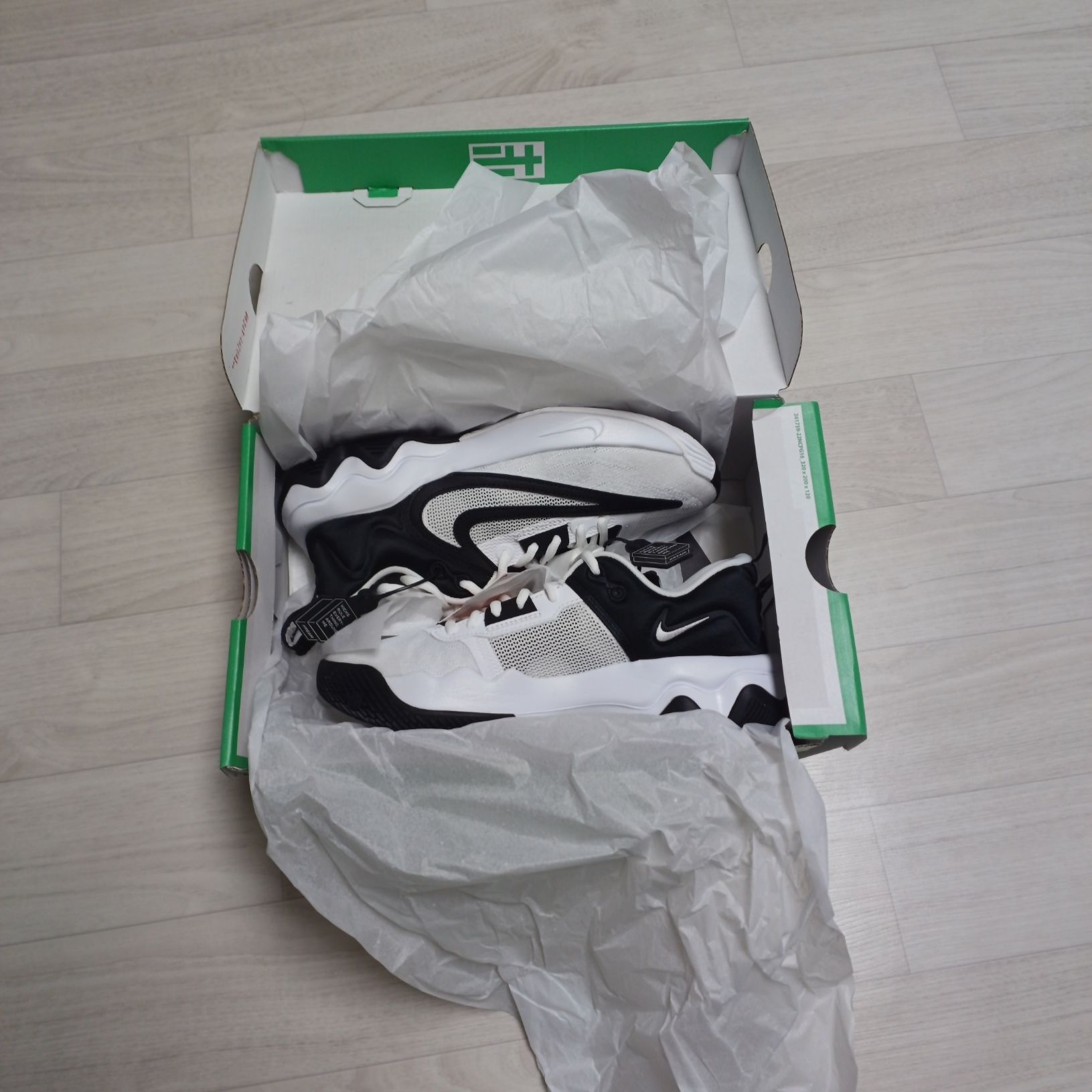 Nike Giannis Immortality 3 EP White Black 착용 스타일 - 2