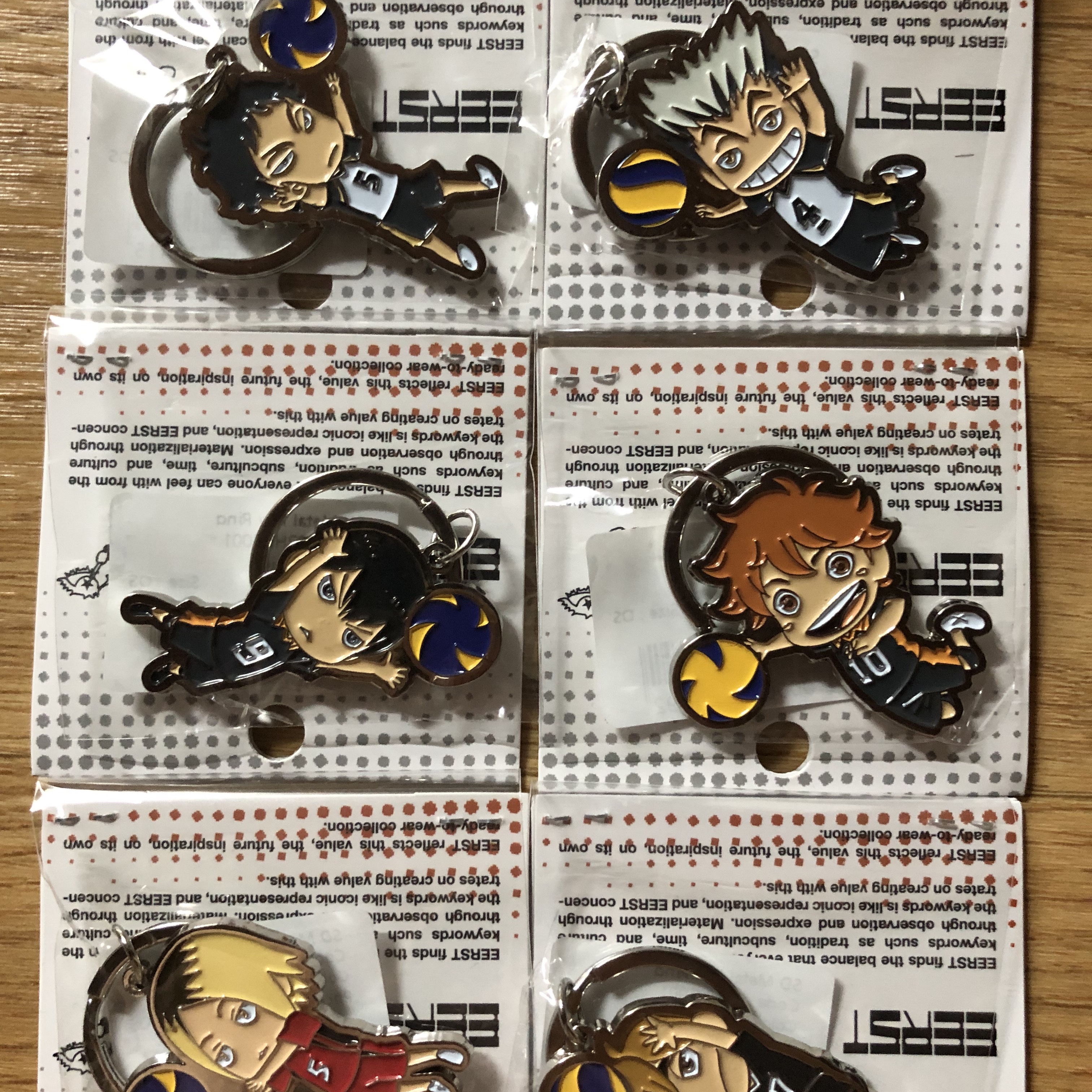 EERST x HAIKYU!! SD Metal Key Ring Kenma 착용 스타일