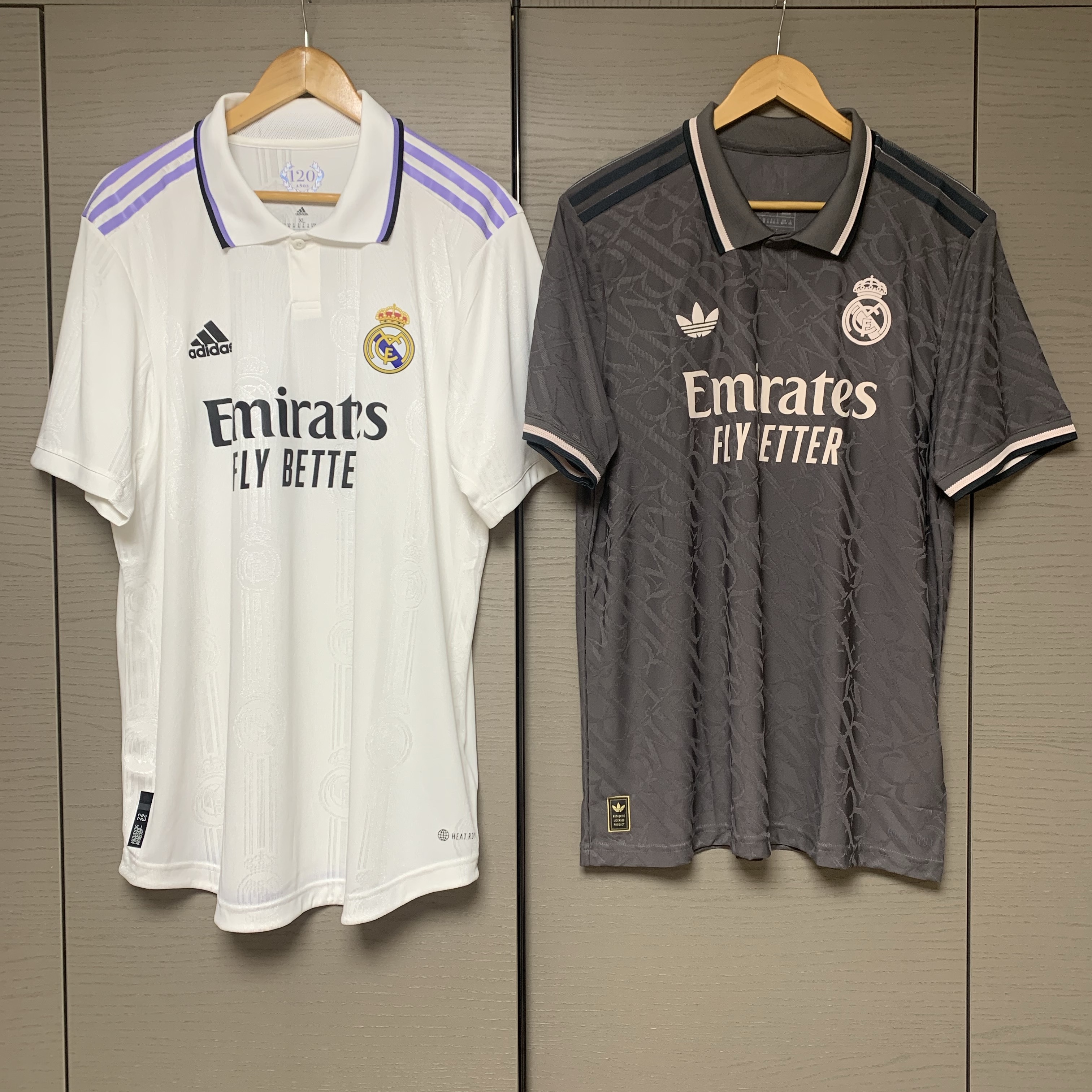 Adidas Real Madrid 2024/25 3rd Authentic Jersey Charcoal - US Sizing (Non Marking Ver.) 착용 스타일 - 8