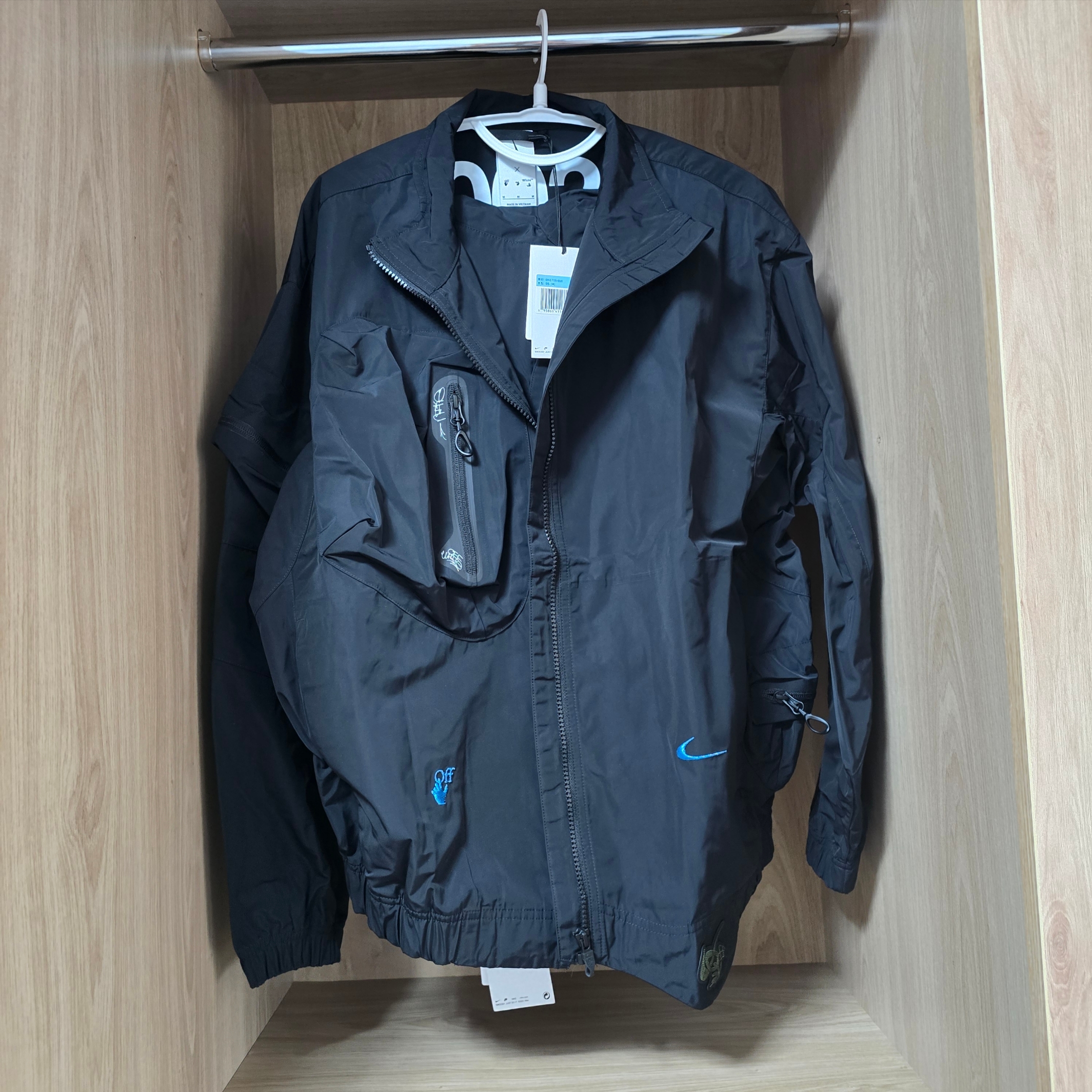 Nike x Off-White NRG Track Suit Black - Asia 착용 스타일 - 1