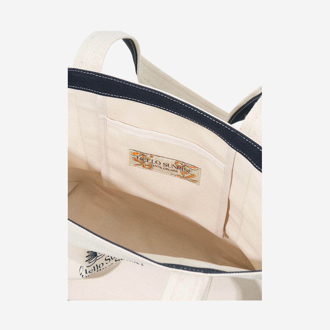 HH43BG001NV HS x Hank Canvas Tote Bag Navy - #4