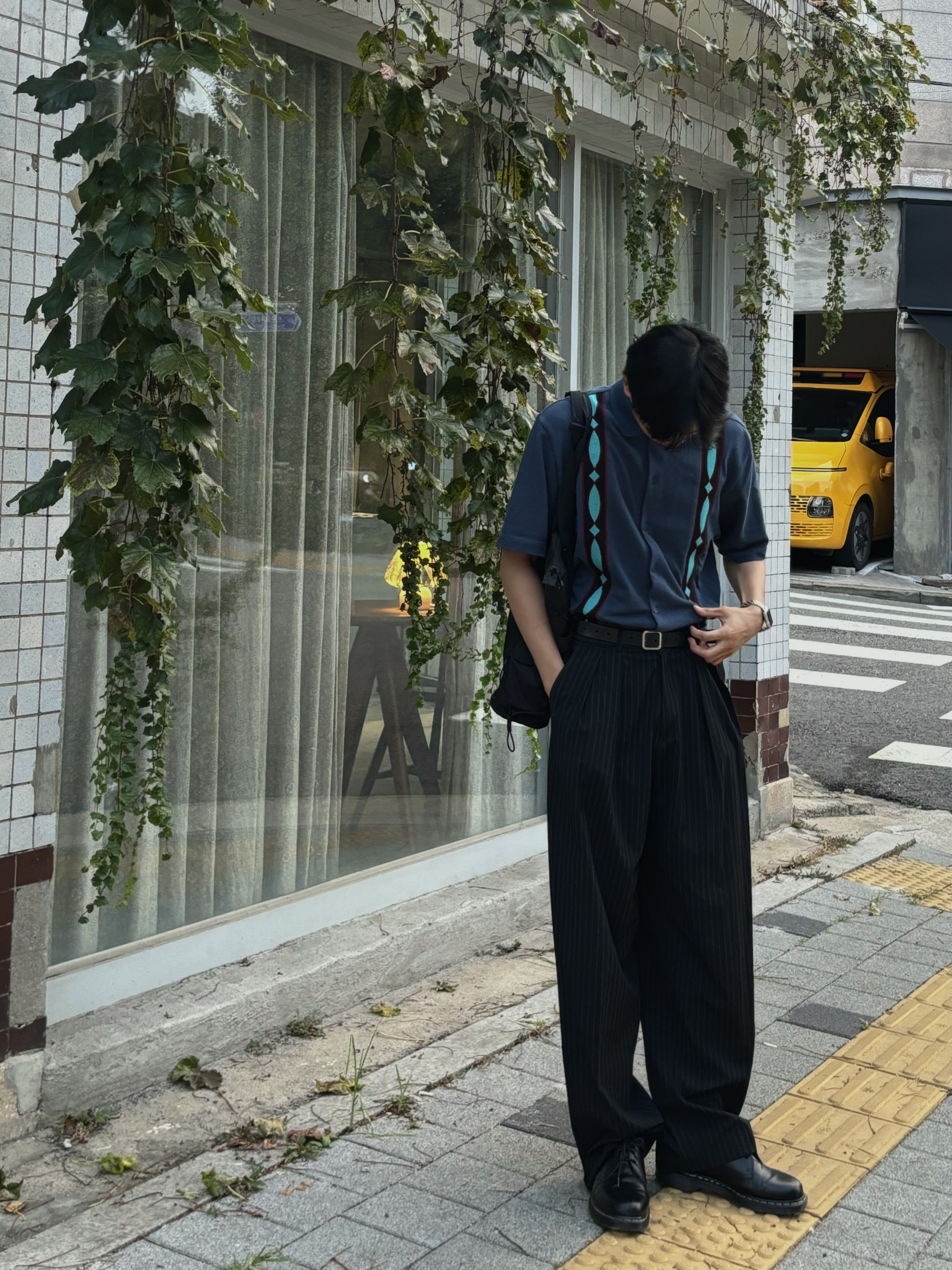 The North Face Borealis Tote Bag Black 착용 스타일 - 1