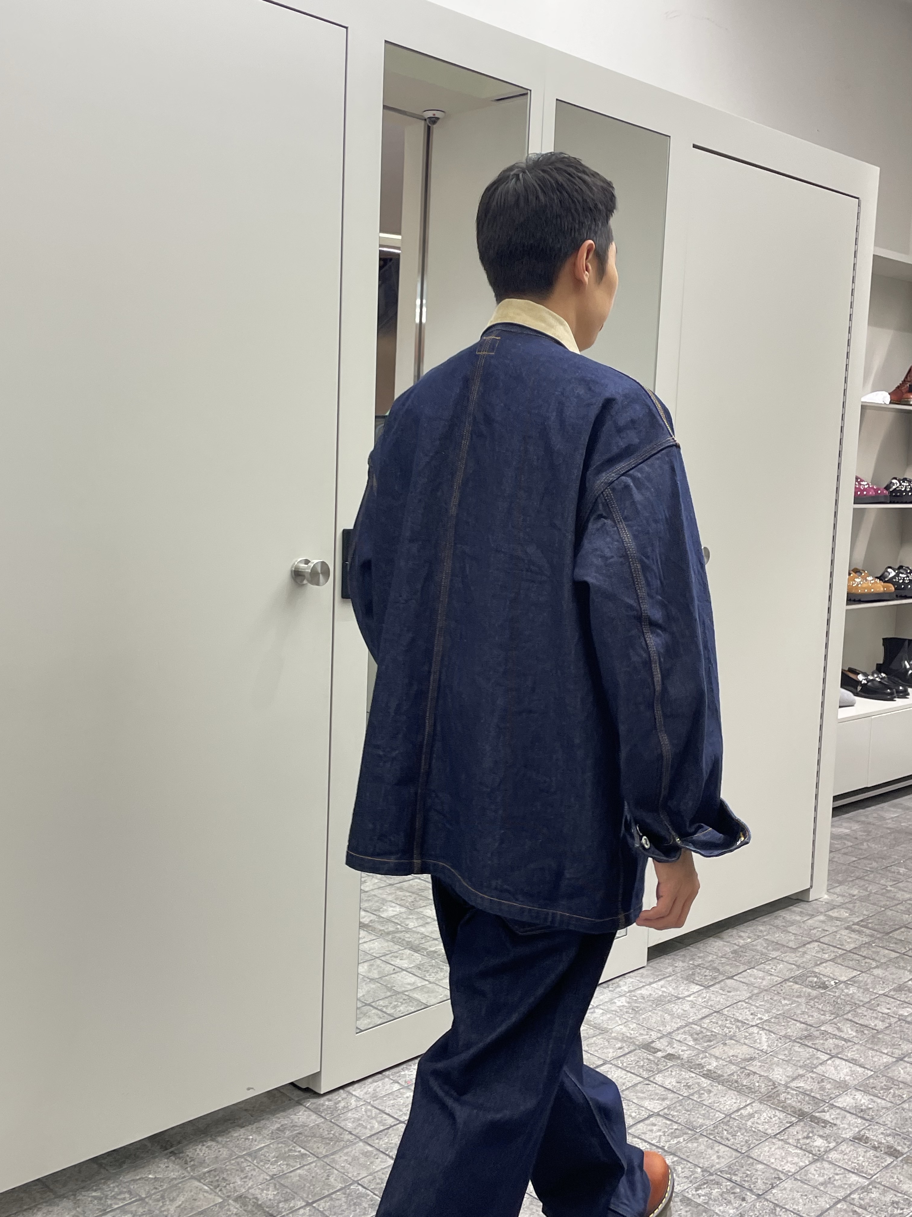 Orslow Relax Fit Coverall One Wash - 24FW, Orslow Super Dad's Denim Pants One Wash - 24FW 착용 스타일 - 1