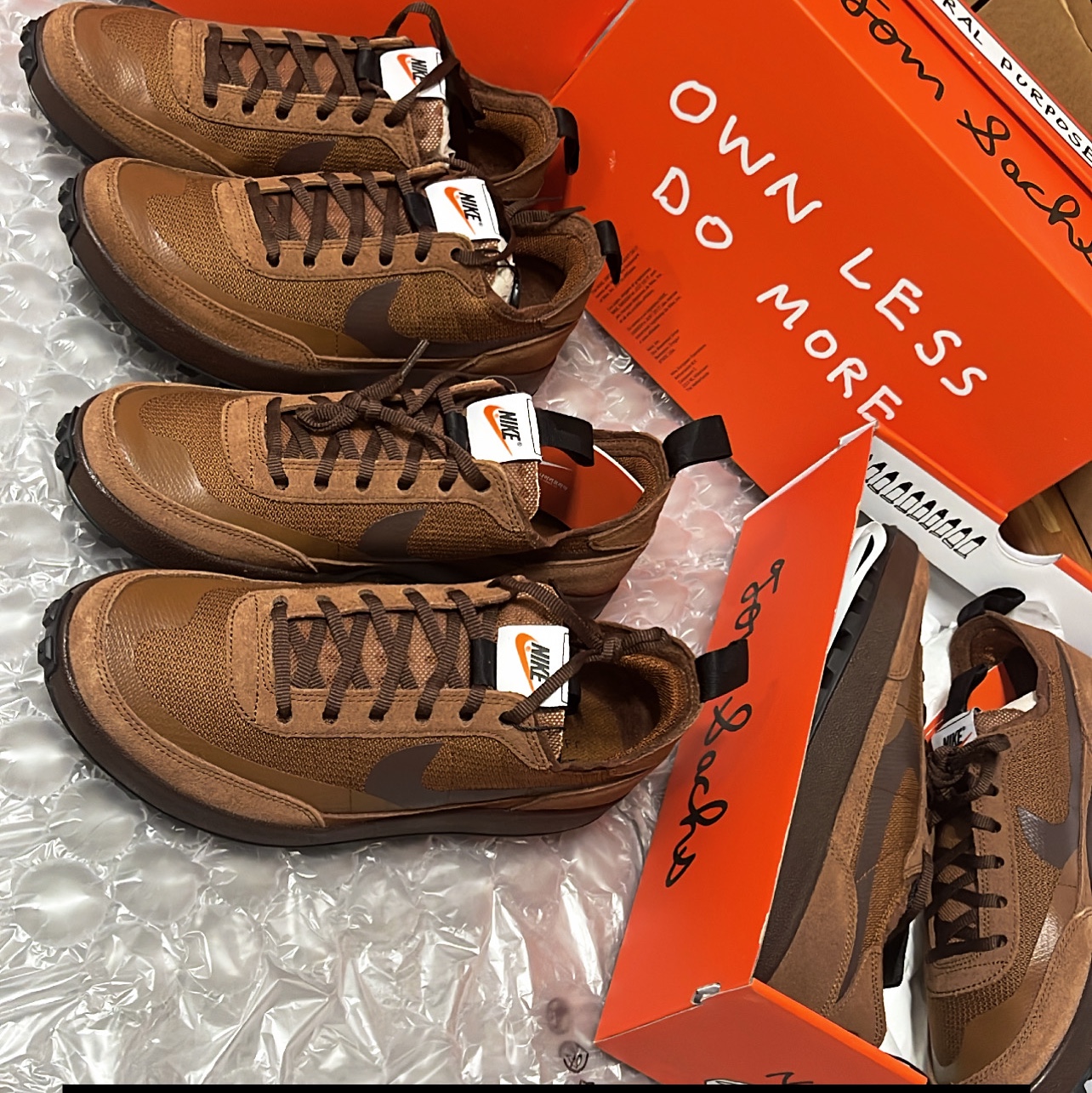 Nike x Tom Sachs General Purpose Shoe Brown 착용 스타일 - 2