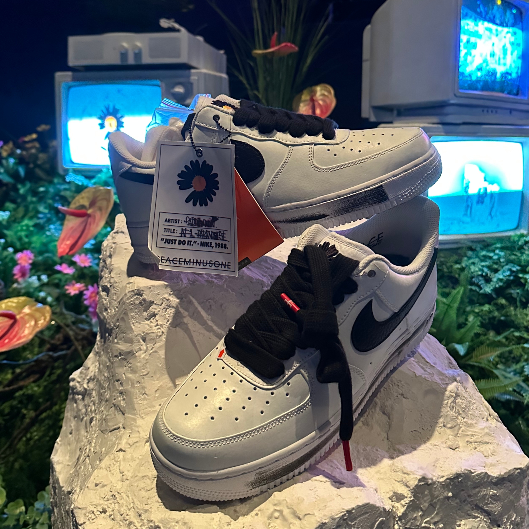 Nike x Peaceminusone Air Force 1 Low Para-Noise 2.0 착용 스타일