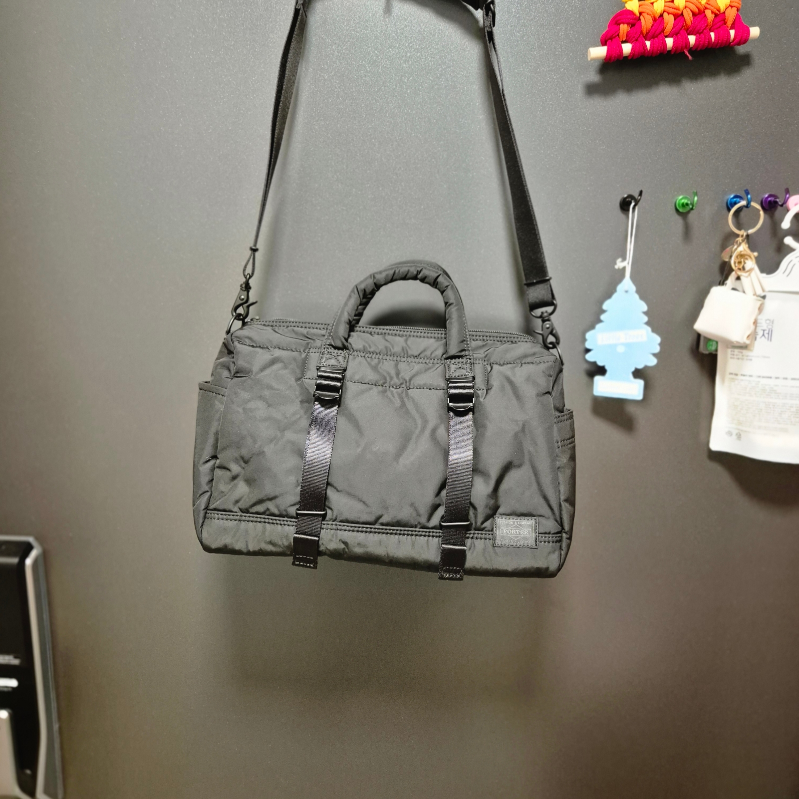 Porter Senses Doctors Bag Black 착용 스타일 - 1