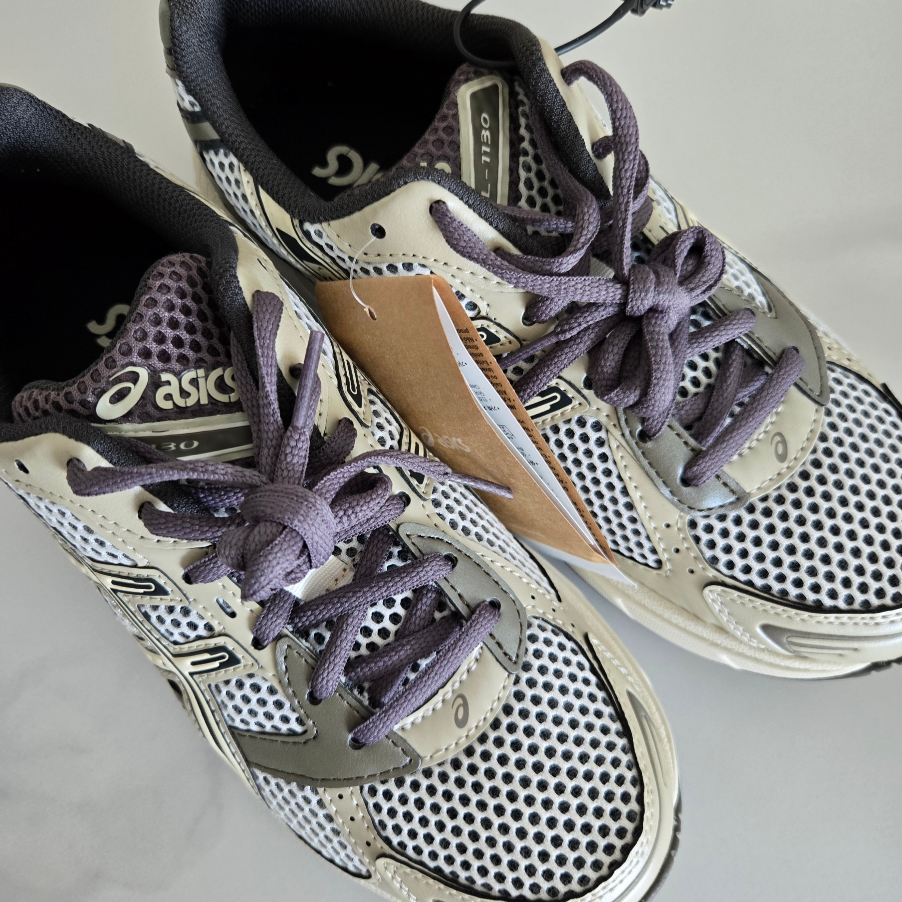 Asics Gel-1130 Birch Dark Taupe - Korea Exclusive 착용 스타일 - 1