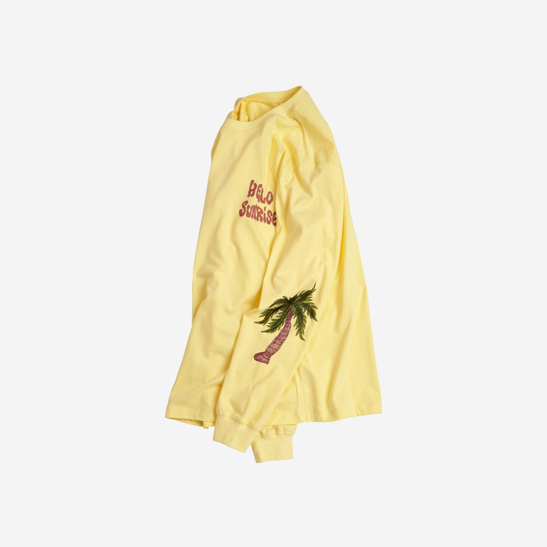 HS x Hank Palm Tree LS Tee_Yellow 상세 이미지 3