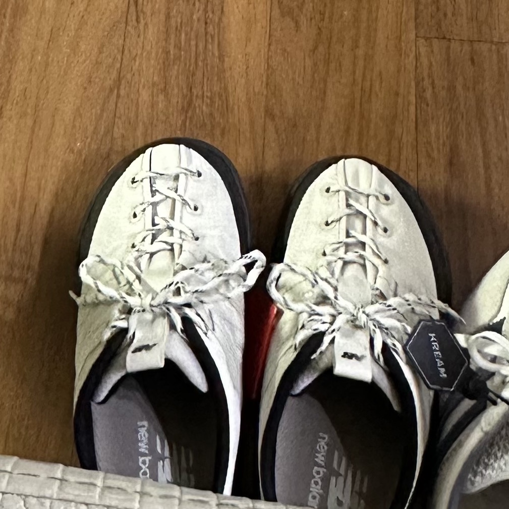 New Balance CRV Mule V3 Ivory 착용 스타일 - 2