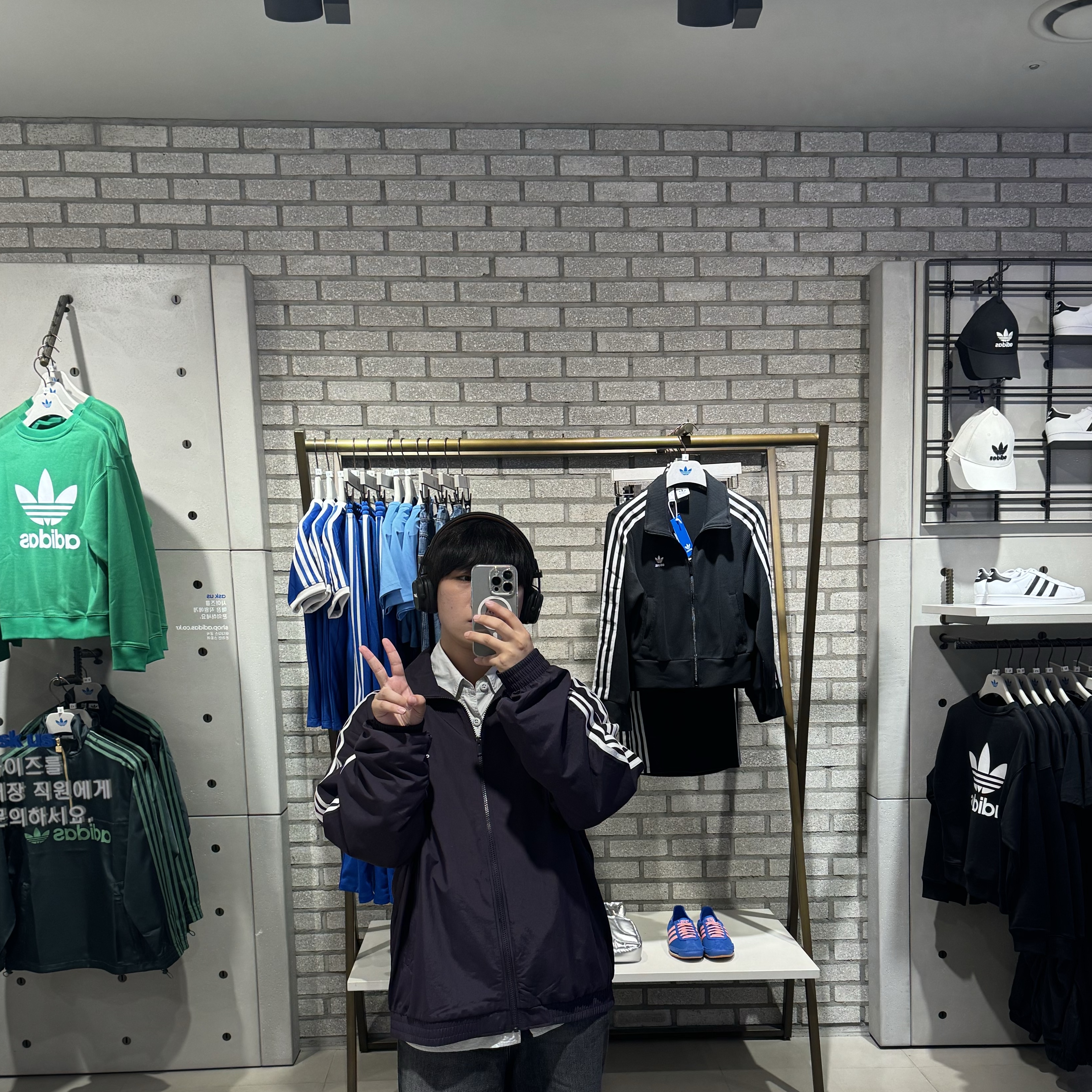 Adidas Adicolor Classic Firebird Track Top Collegiate Purple - KR Sizing 착용 스타일