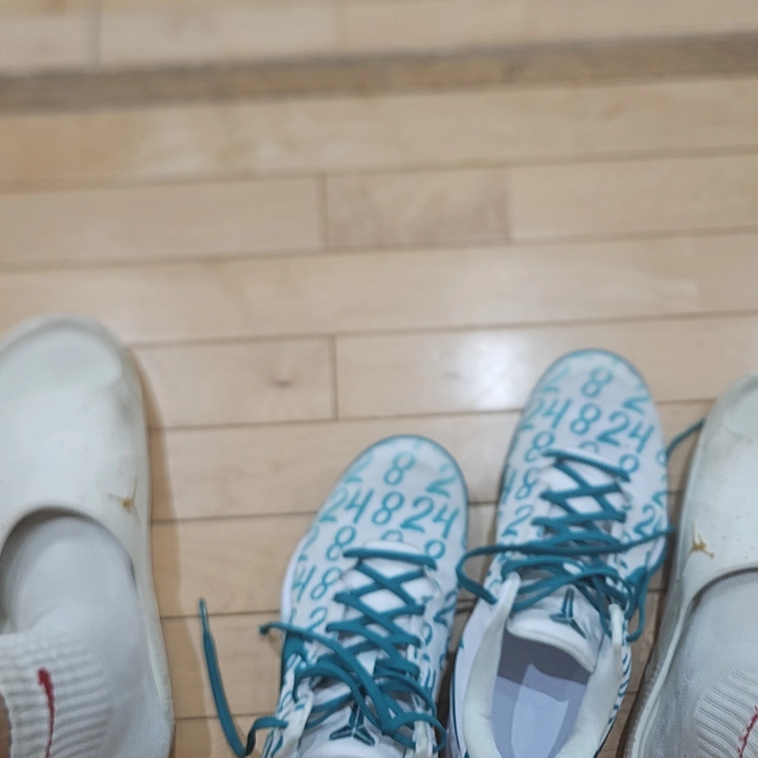 Jordan Post Slide Sail, Nike Kobe 8 Protro Aqua 착용 스타일